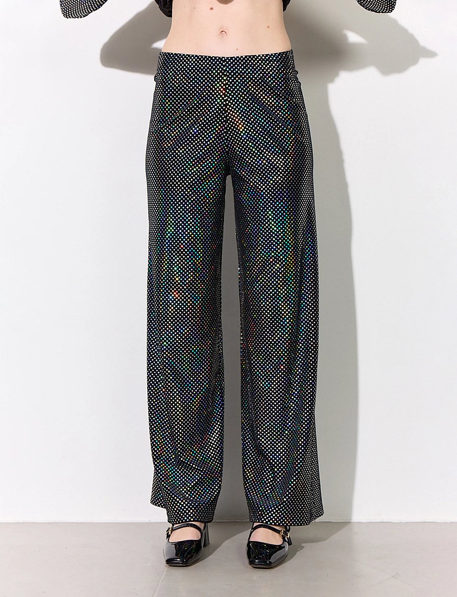 Hunkøn - Daisy Trousers - black disco - 4