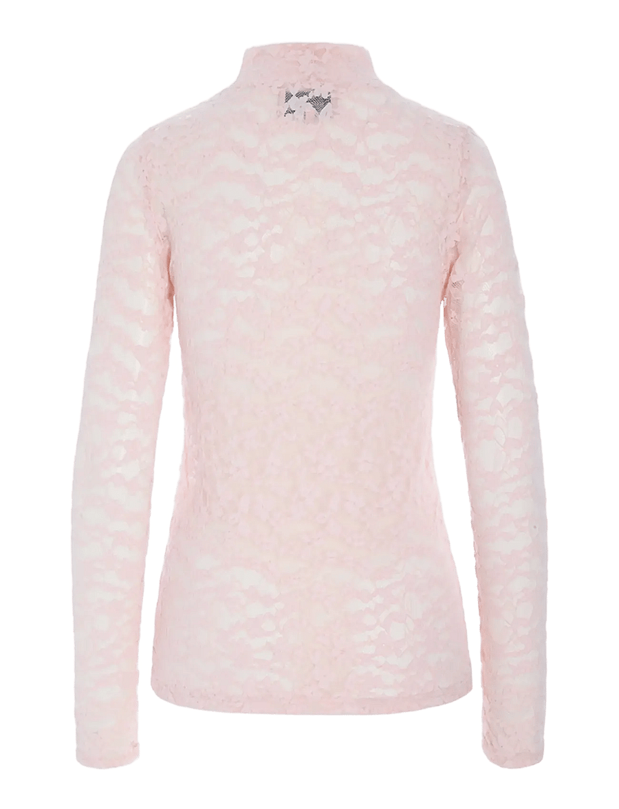 Hunkøn - Rita Lace Blouse - dusty rose - 2