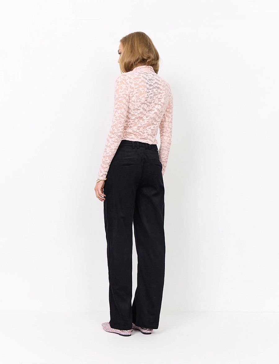 Hunkøn - Rita Lace Blouse - dusty rose - 4