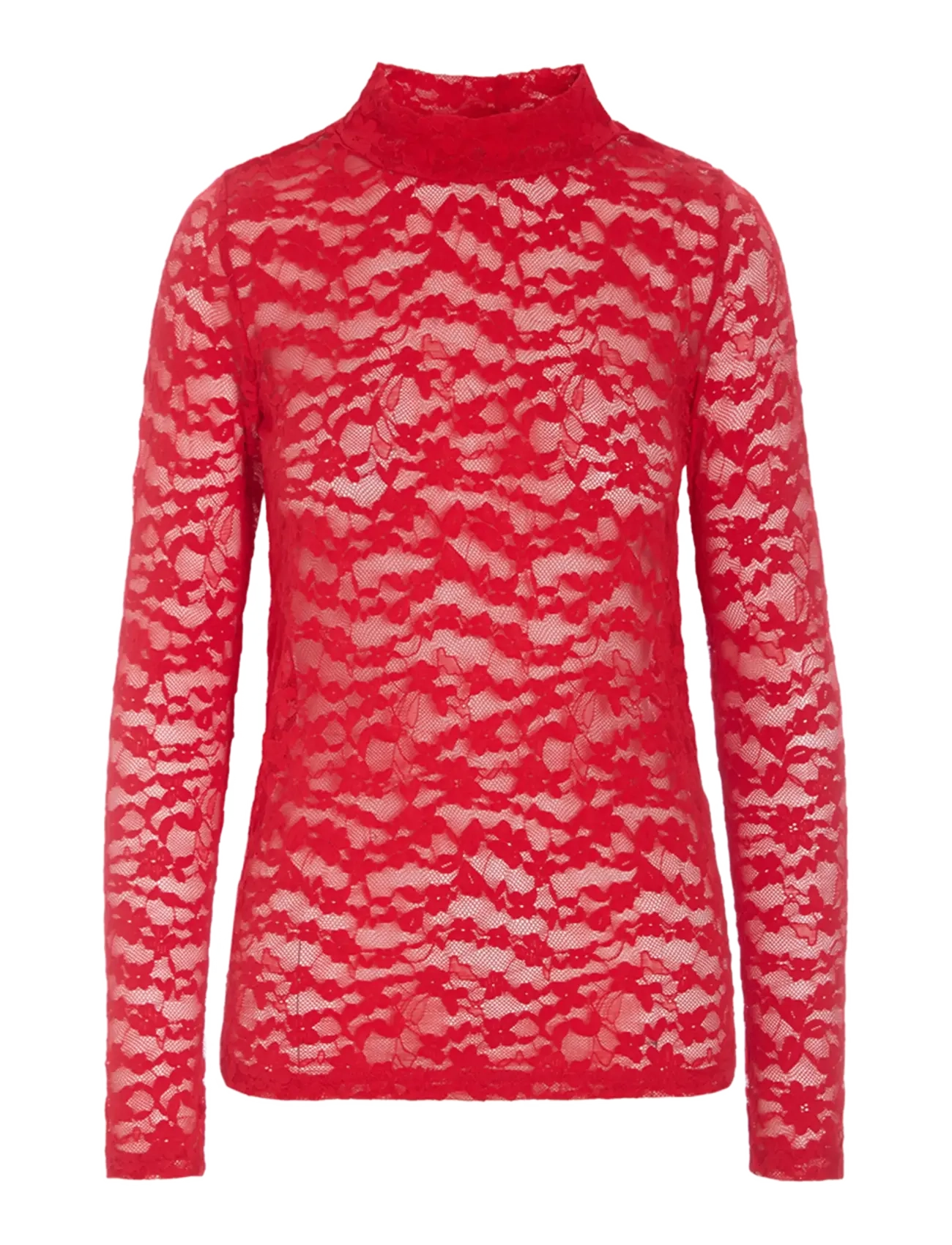 Hunkøn - Rita Lace Blouse - red - 1