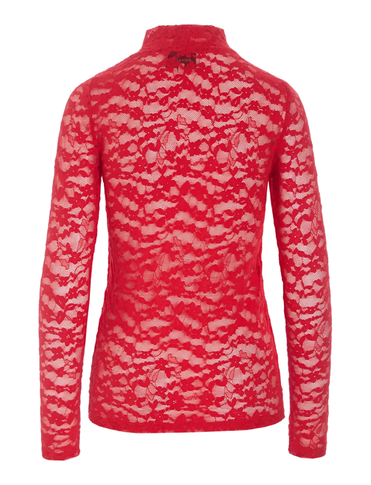 Hunkøn - Rita Lace Blouse - red - 2