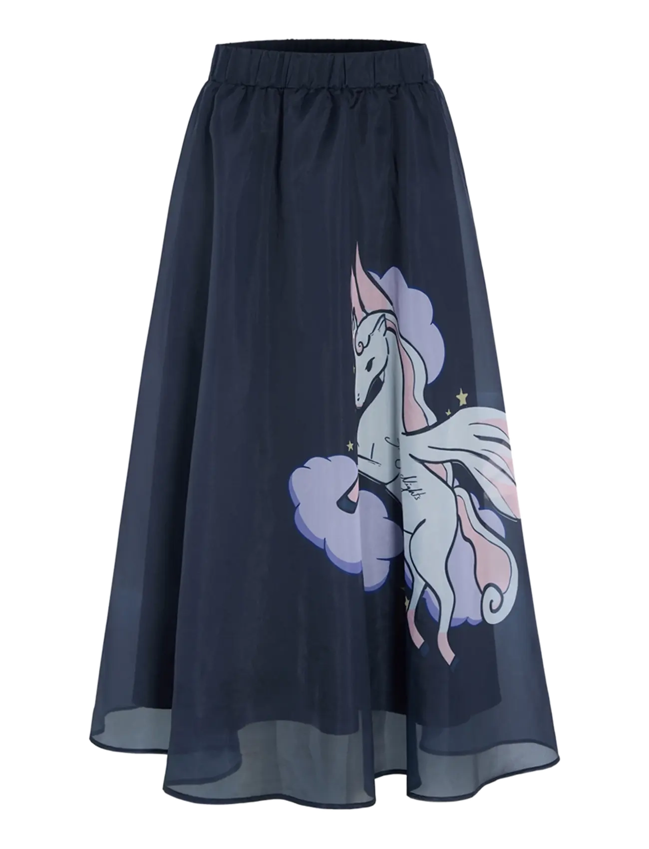 Hunkøn - Pallas Long Skirt - black pony - 1