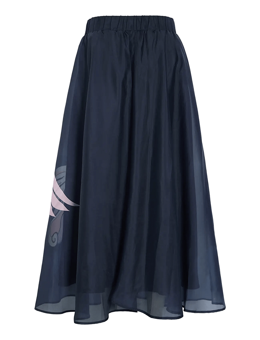 Hunkøn - Pallas Long Skirt - black pony - 2