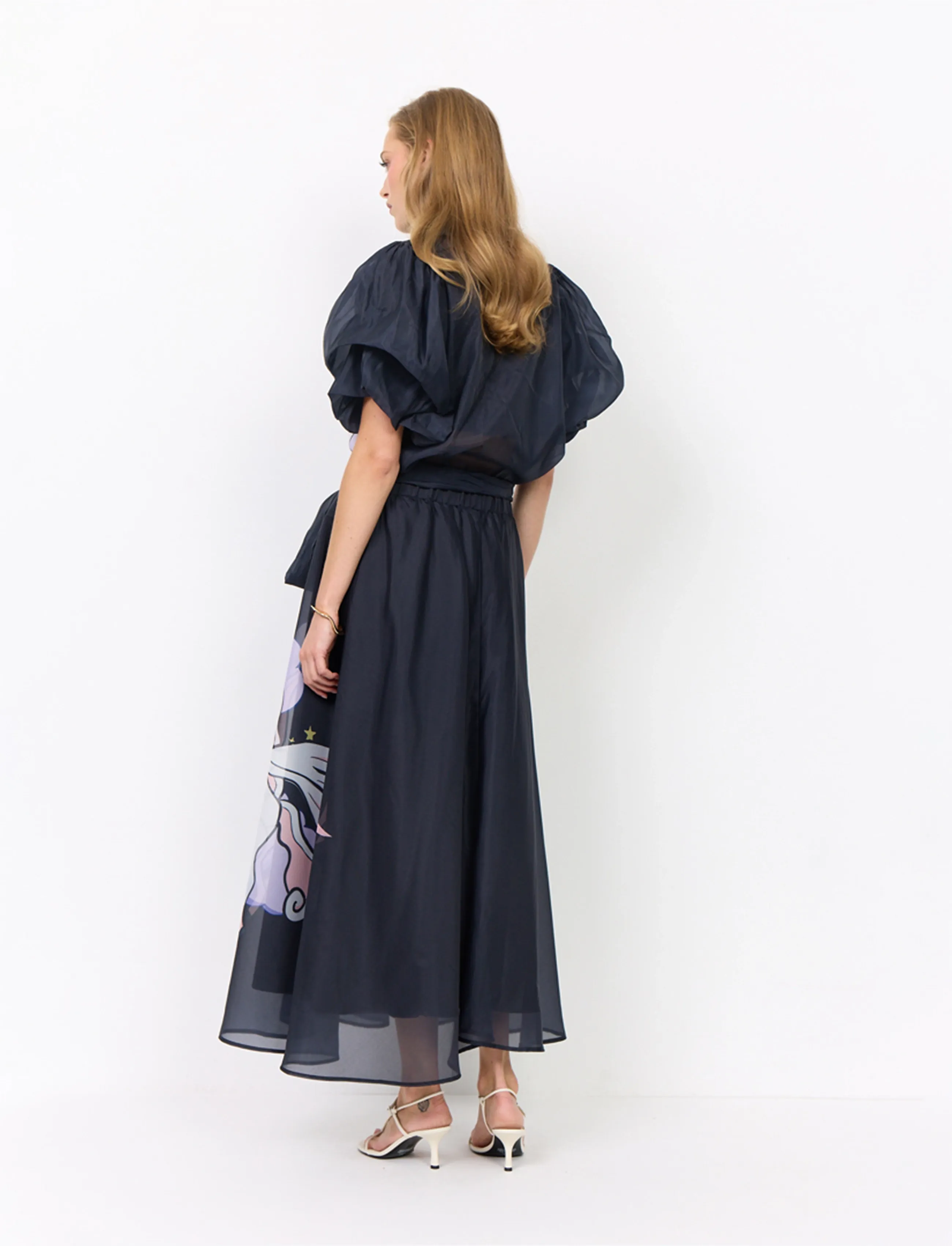 Hunkøn - Pallas Long Skirt - black pony - 5