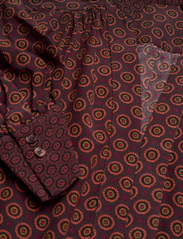 HUNKYDORY - Elena Printed Blouse - long-sleeved blouses - chocolate brown aop - 4
