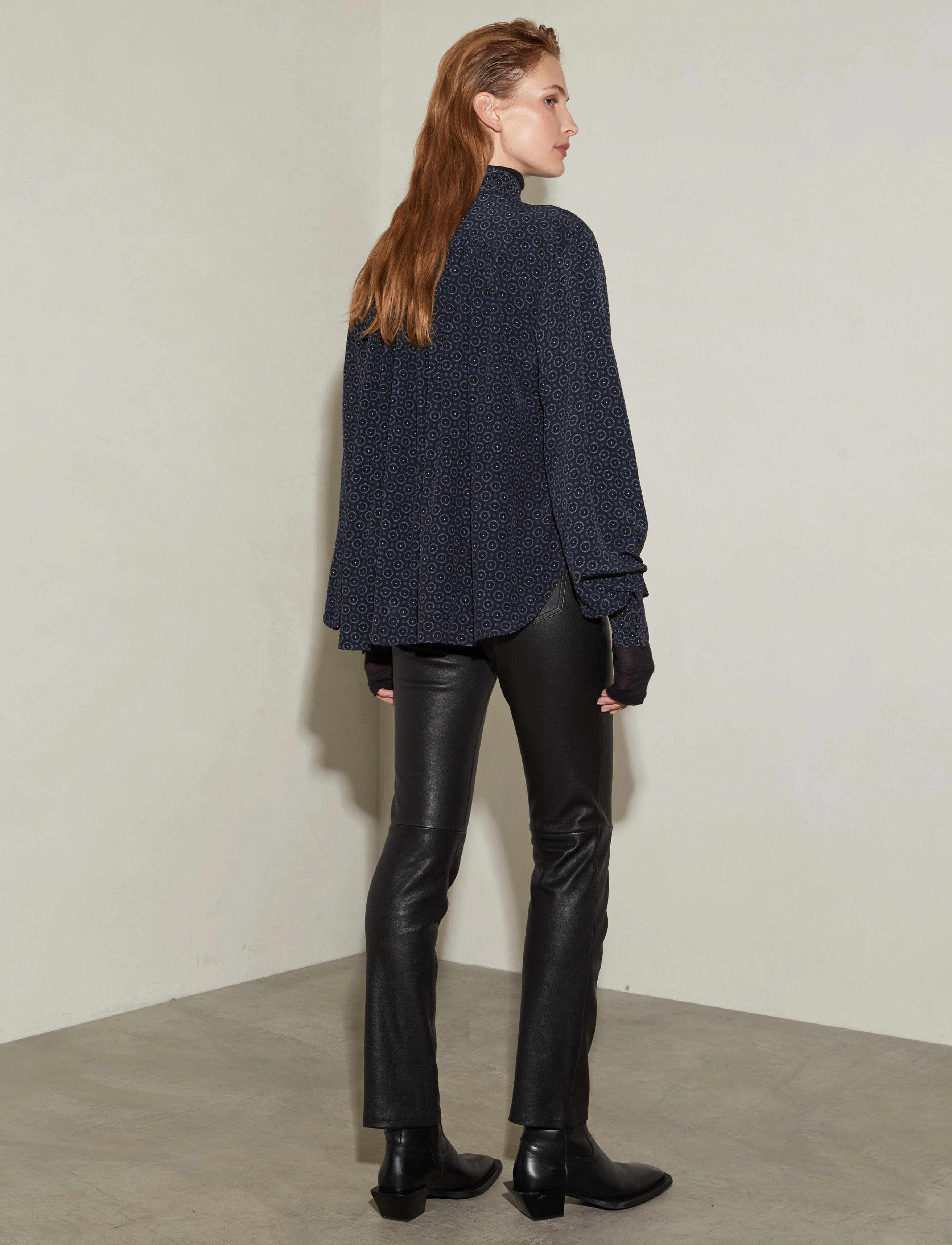 HUNKYDORY - Elena Printed Blouse - dk sapphire aop - 3