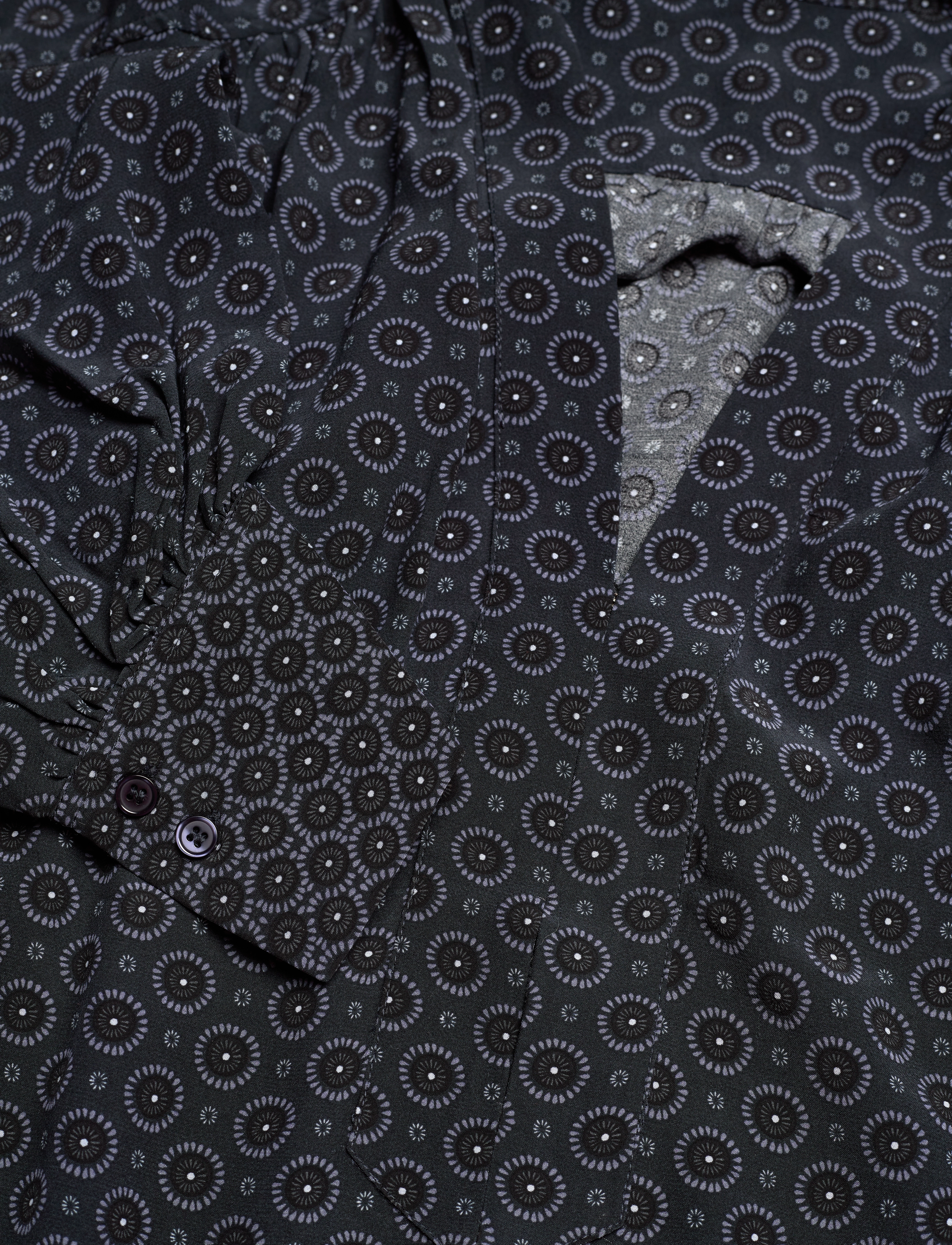 HUNKYDORY - Elena Printed Blouse - dk sapphire aop - 4