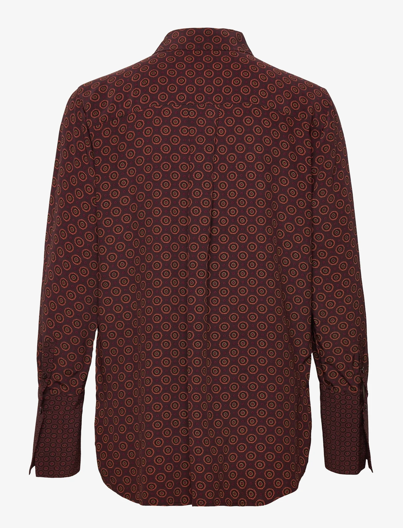 HUNKYDORY - Ellie Shirt - langærmede skjorter - chocolate brown aop - 1