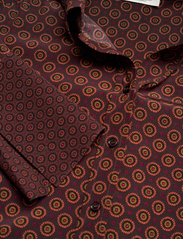 HUNKYDORY - Ellie Shirt - long-sleeved shirts - chocolate brown aop - 4
