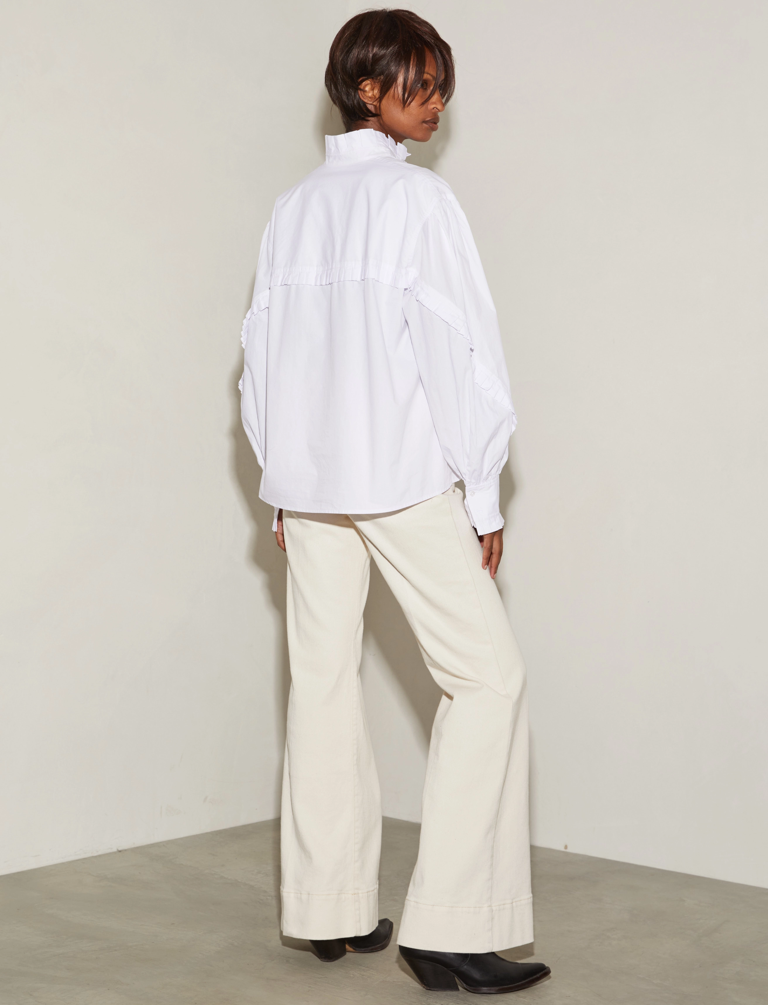 HUNKYDORY - Mariah Shirt - frosty chalk - 3