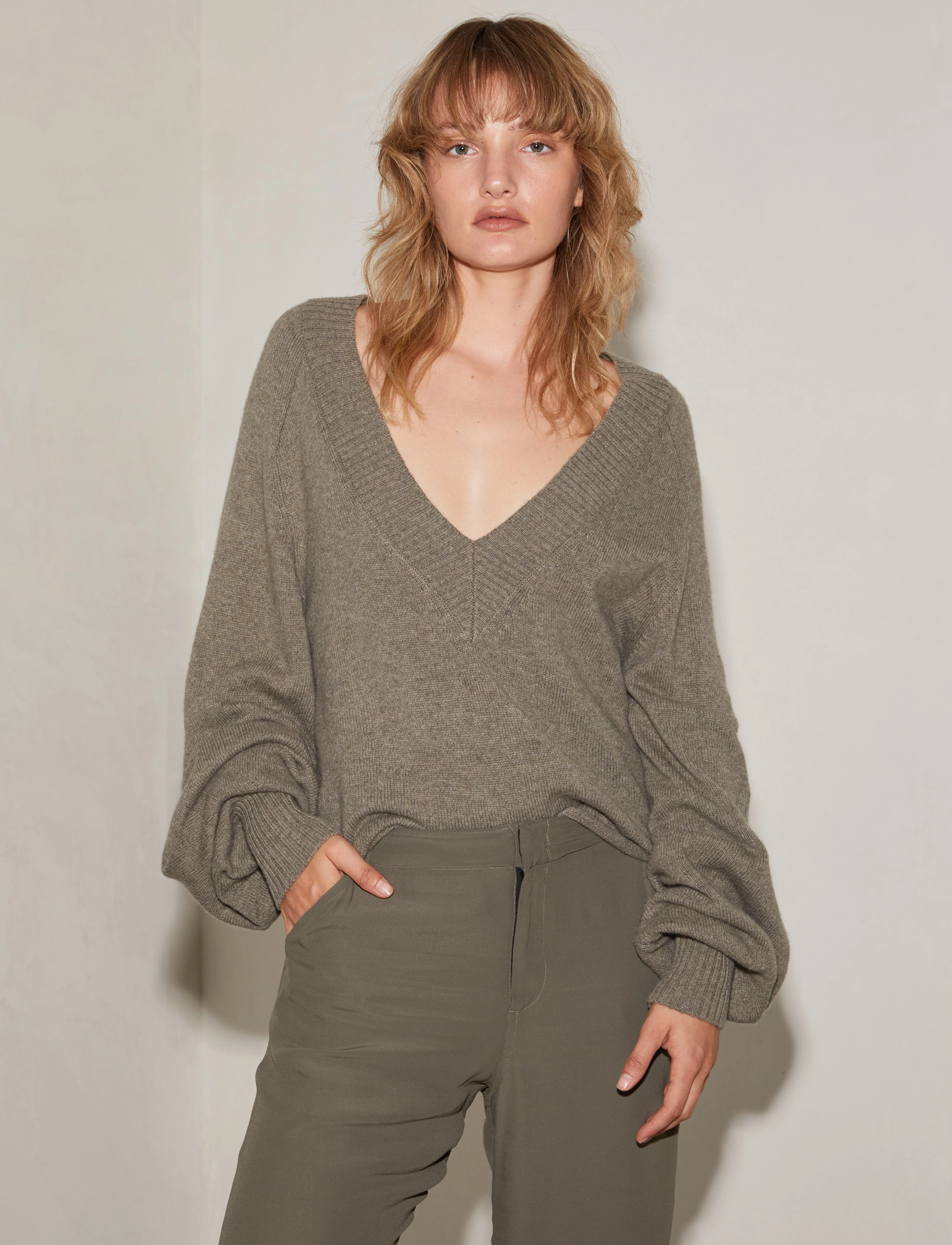 HUNKYDORY - Dixie Sweater - khaki green - 2