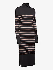 HUNKYDORY - Roxanne Dress - black toffee stripe - 2