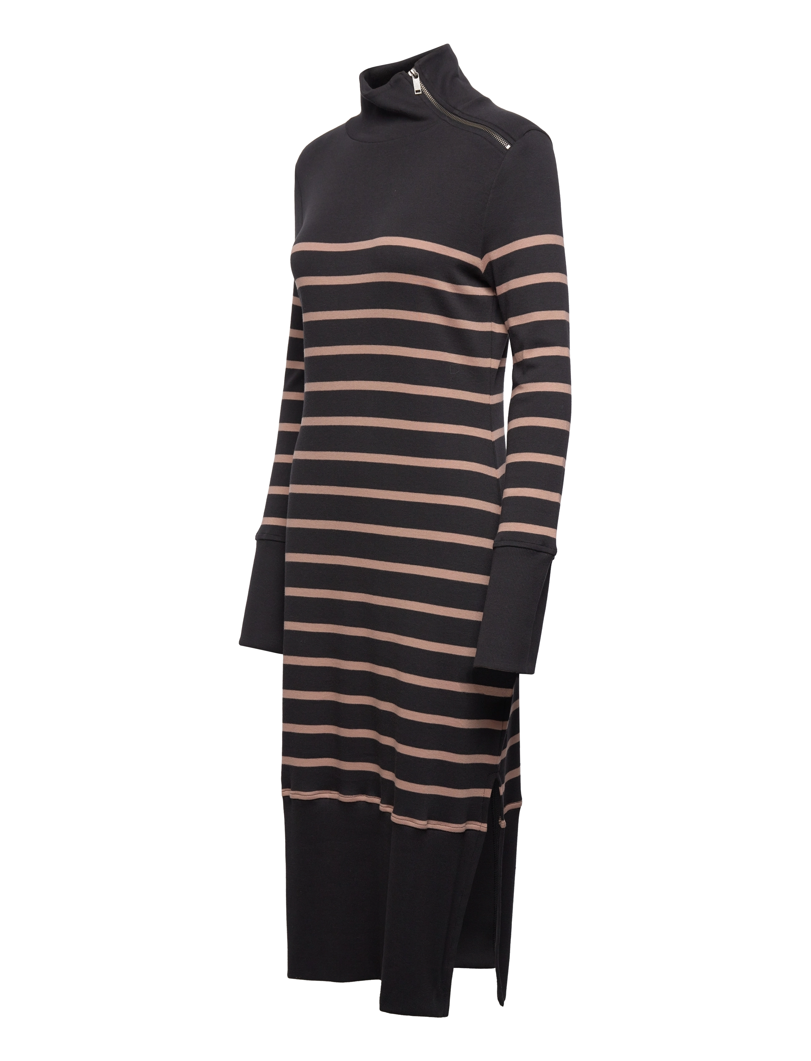 HUNKYDORY - Roxanne Dress - black toffee stripe - 3