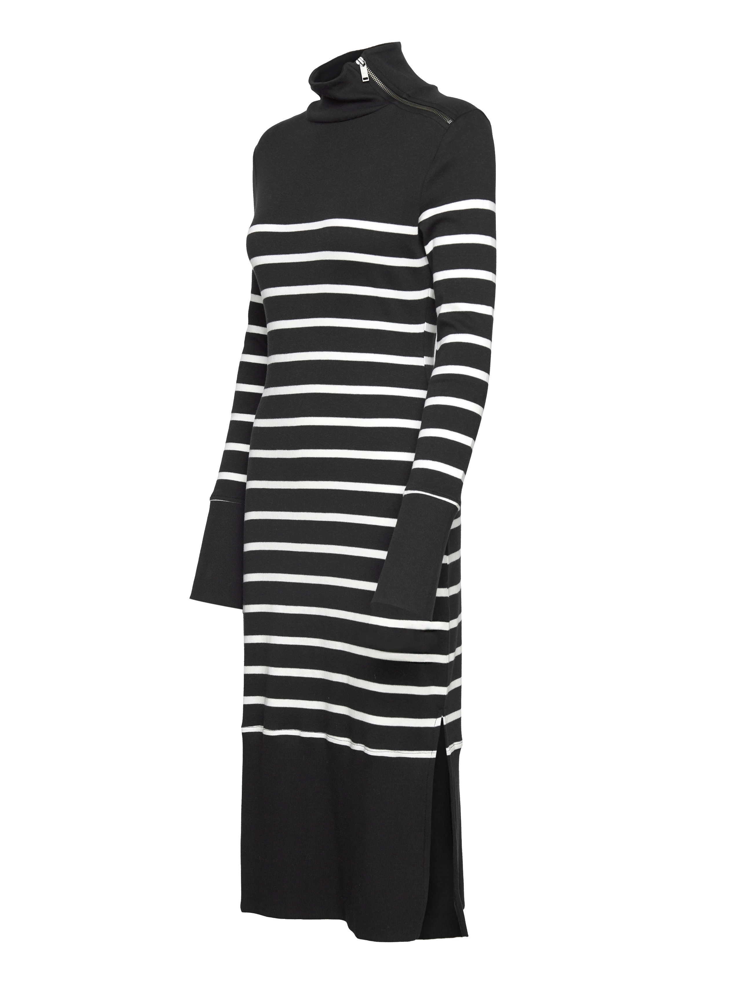 HUNKYDORY - Roxanne Dress - black white stripe - 3