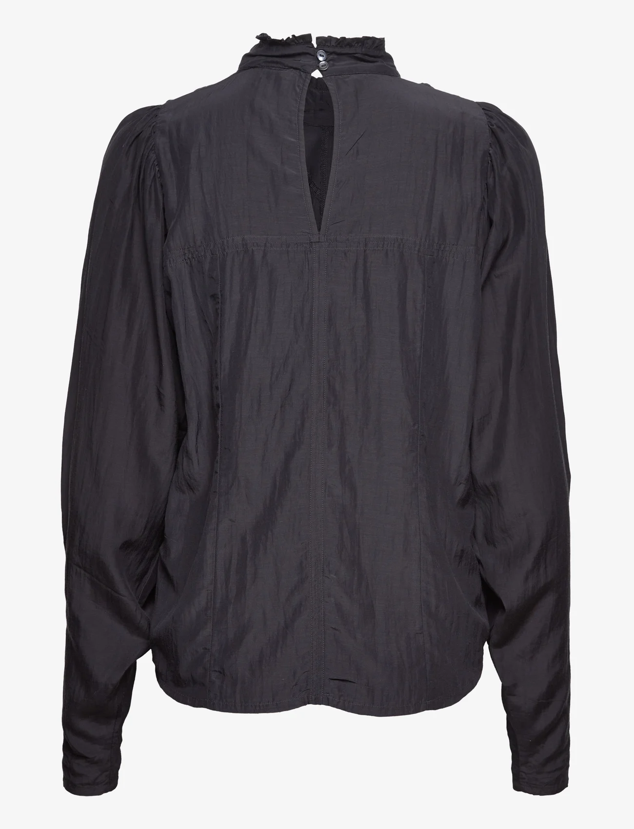 HUNKYDORY - Isley Blouse - long-sleeved blouses - charcoal - 1