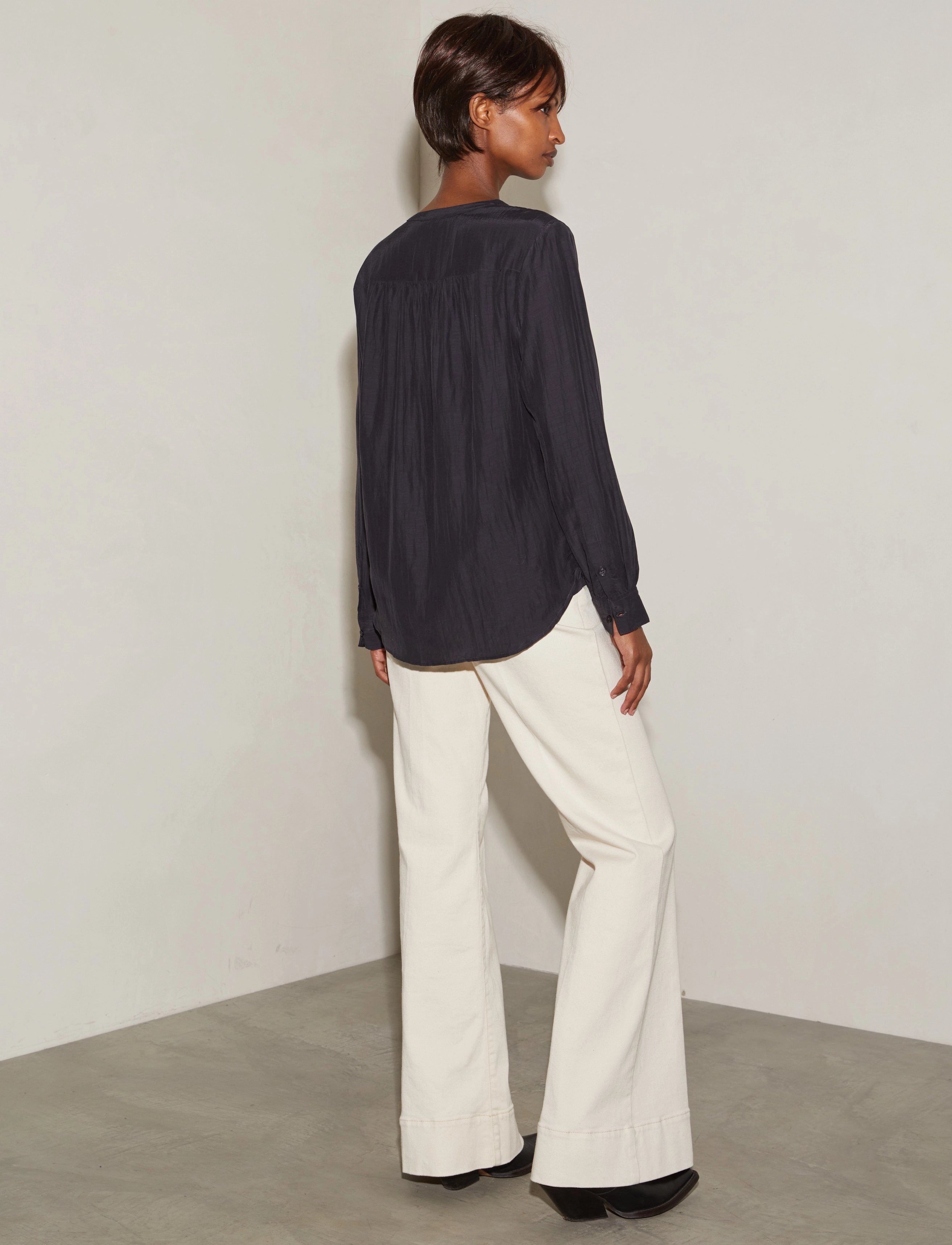 HUNKYDORY - Lee Tux blouse - charcoal - 3