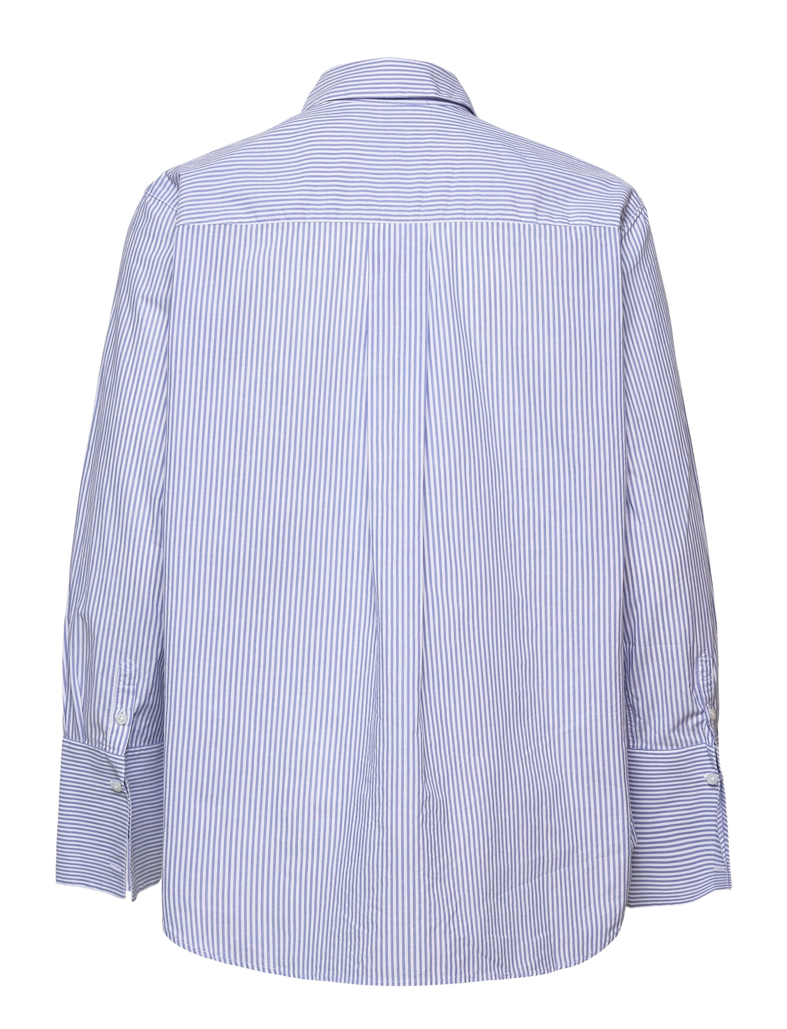 HUNKYDORY - Jones Cotton Shirt - mid blue stripe - 1