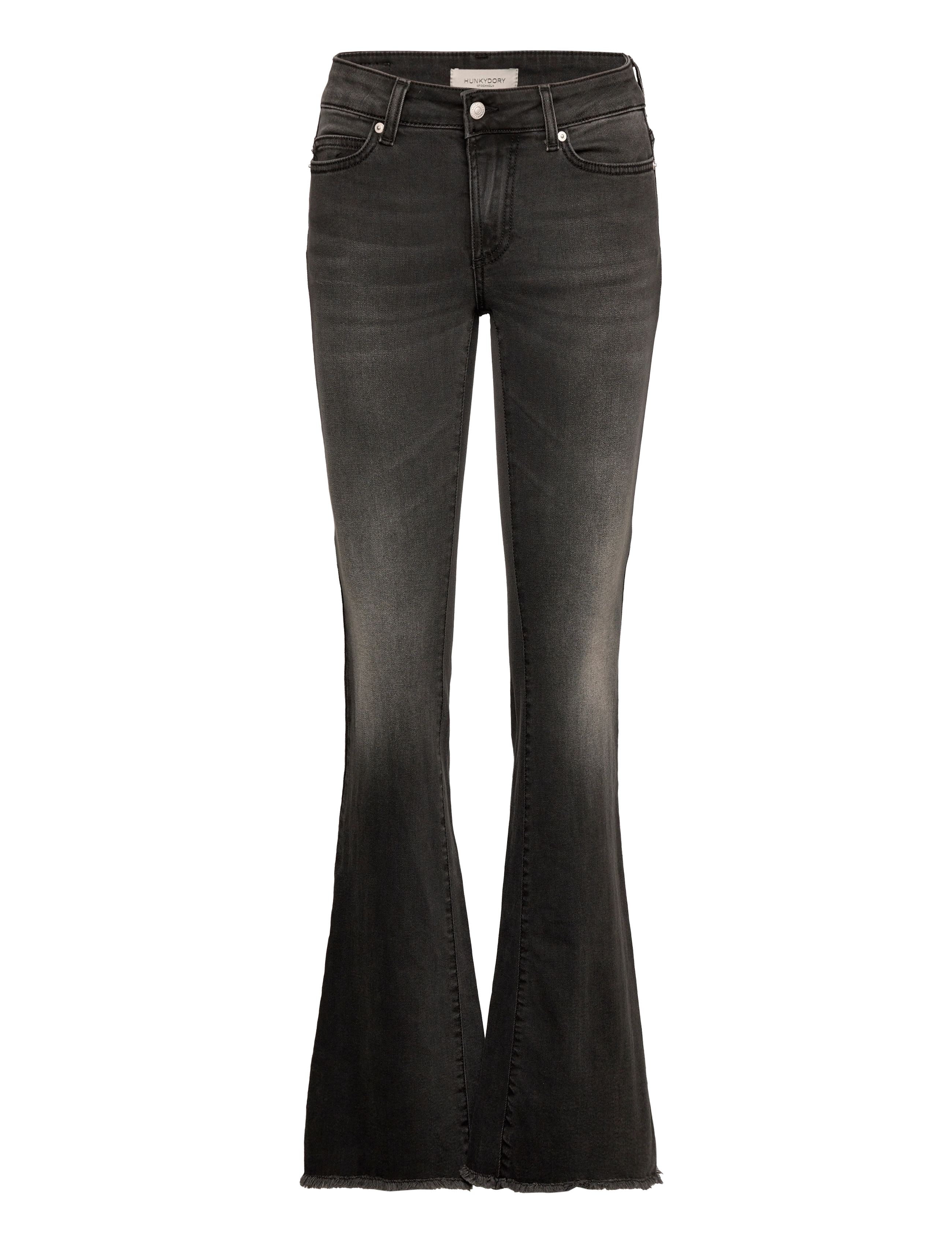 HUNKYDORY - Jesse Flared Denim - used black - 0