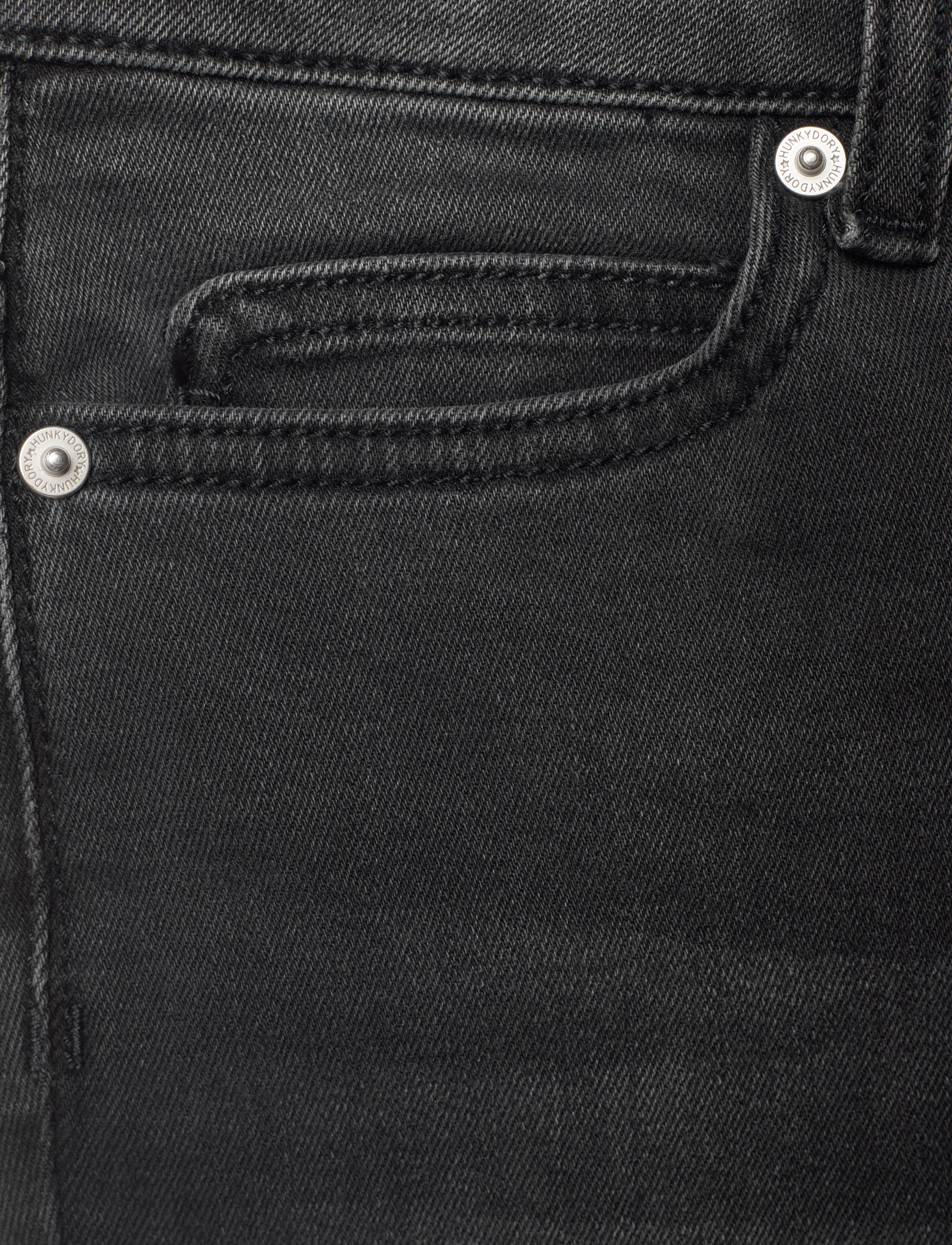 HUNKYDORY - Jesse Flared Denim - used black - 4