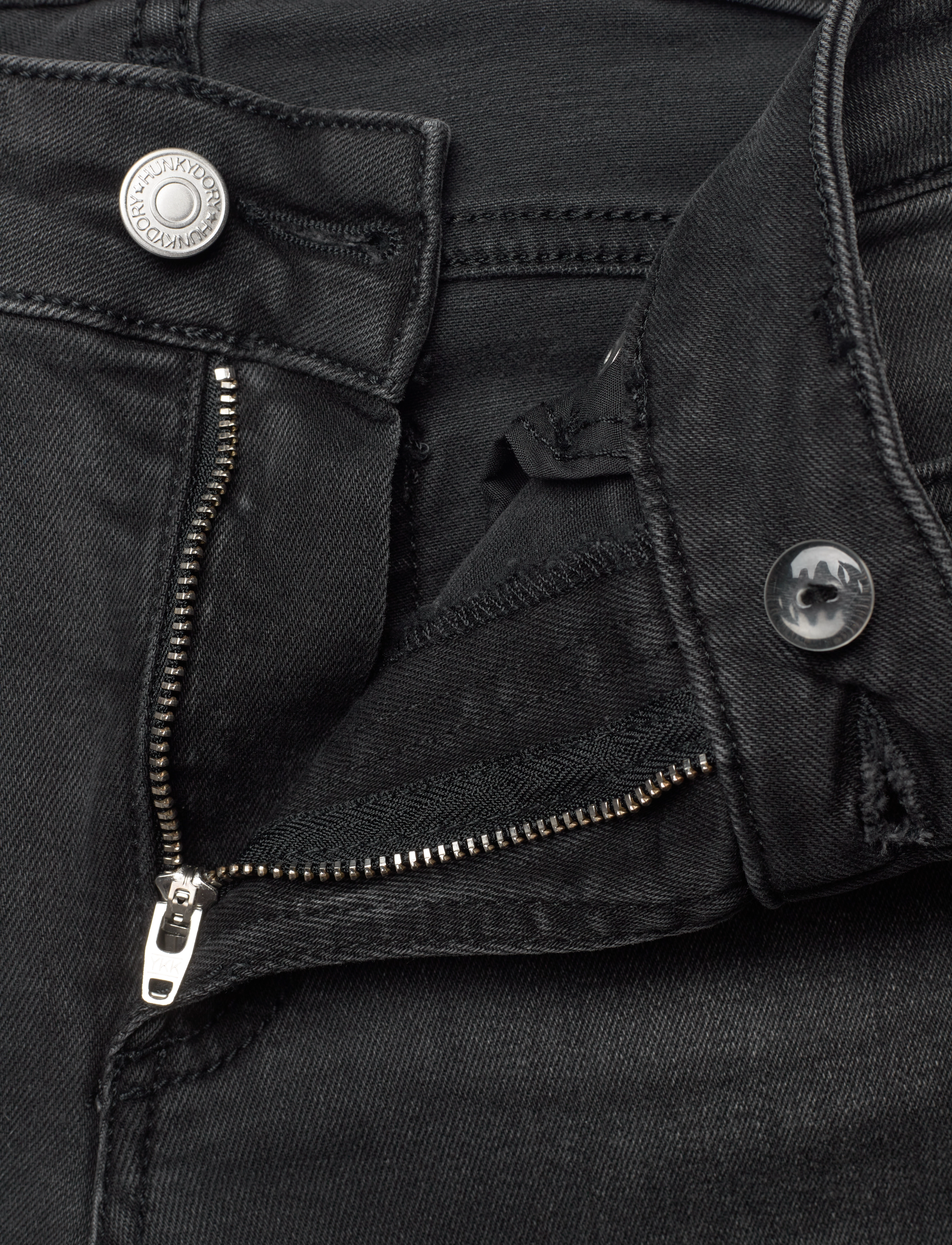 HUNKYDORY - Jesse Flared Denim - used black - 5