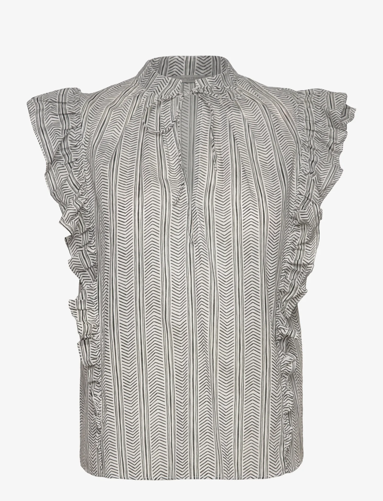 HUNKYDORY - Georgina Blouse - blouses zonder mouwen - frosty chalk aop - 0