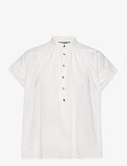 HUNKYDORY - Meg Blouse - short-sleeved blouses - frosty chalk - 0