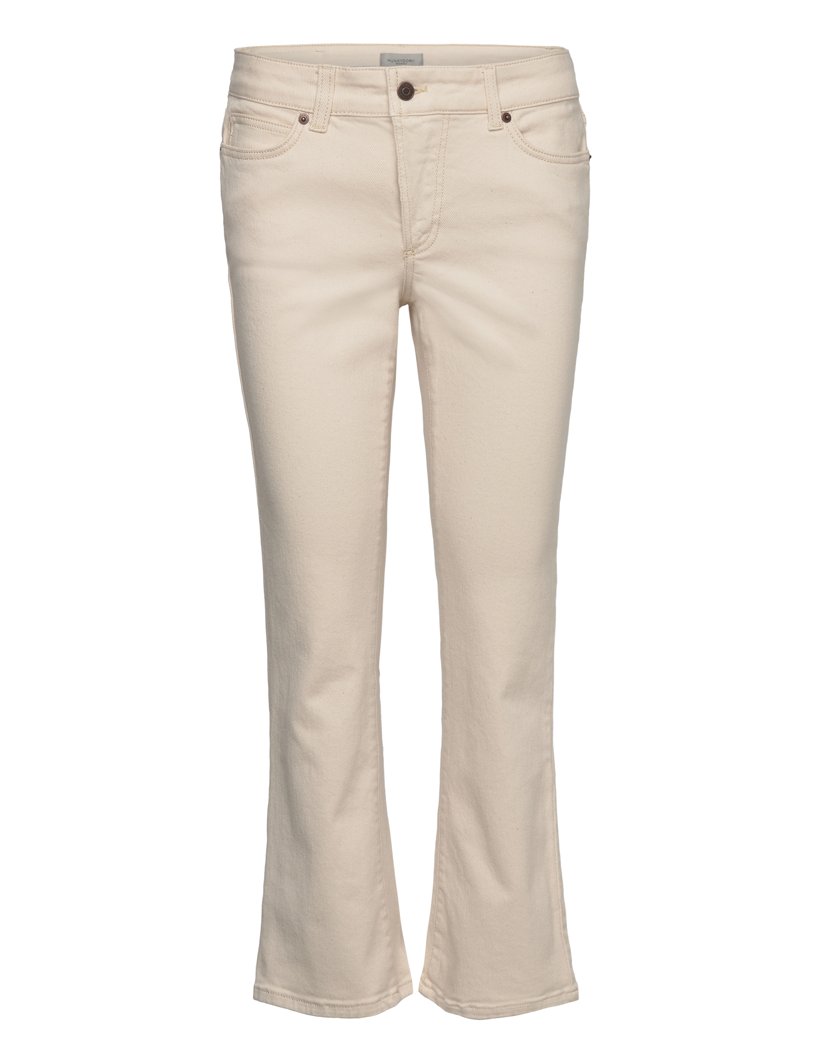 HUNKYDORY - Max Flared Cropped Denim - off-white - 1