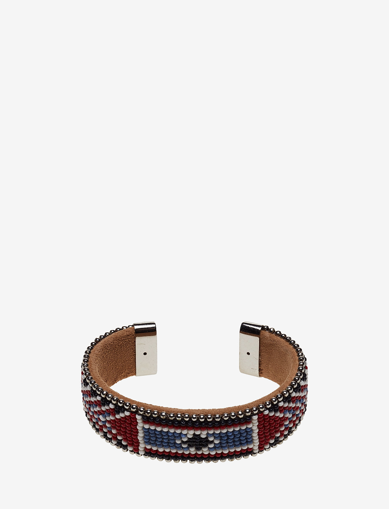 HUNKYDORY - Naya Wide Beaded Cuff - red bone - 0