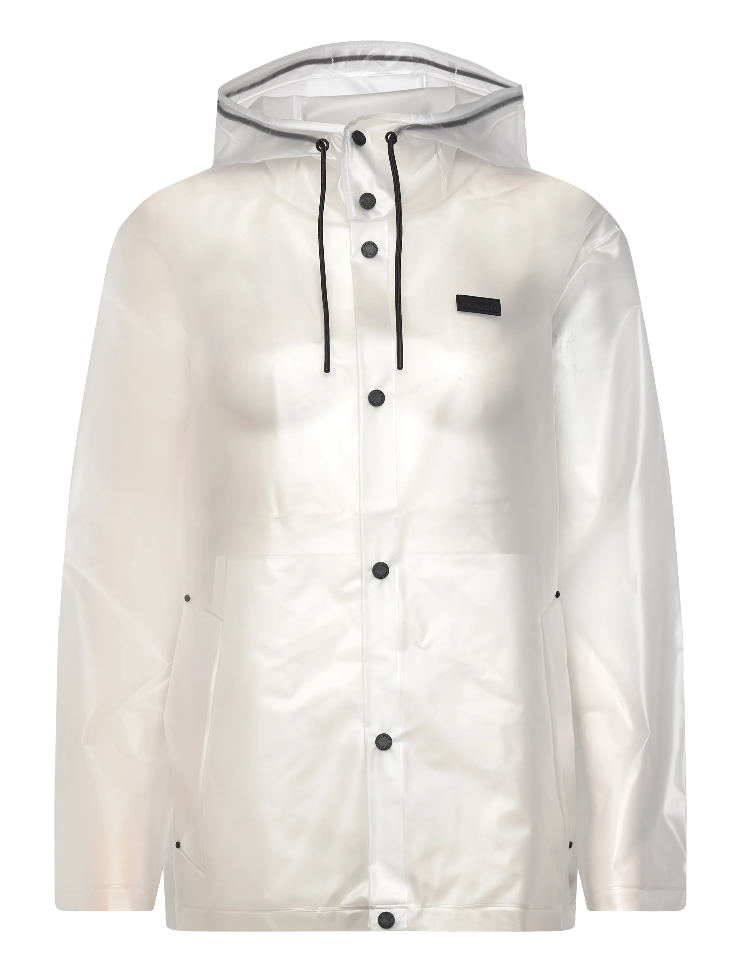 HUNTER Pu Hooded Jacke Patterned - XS - Damen