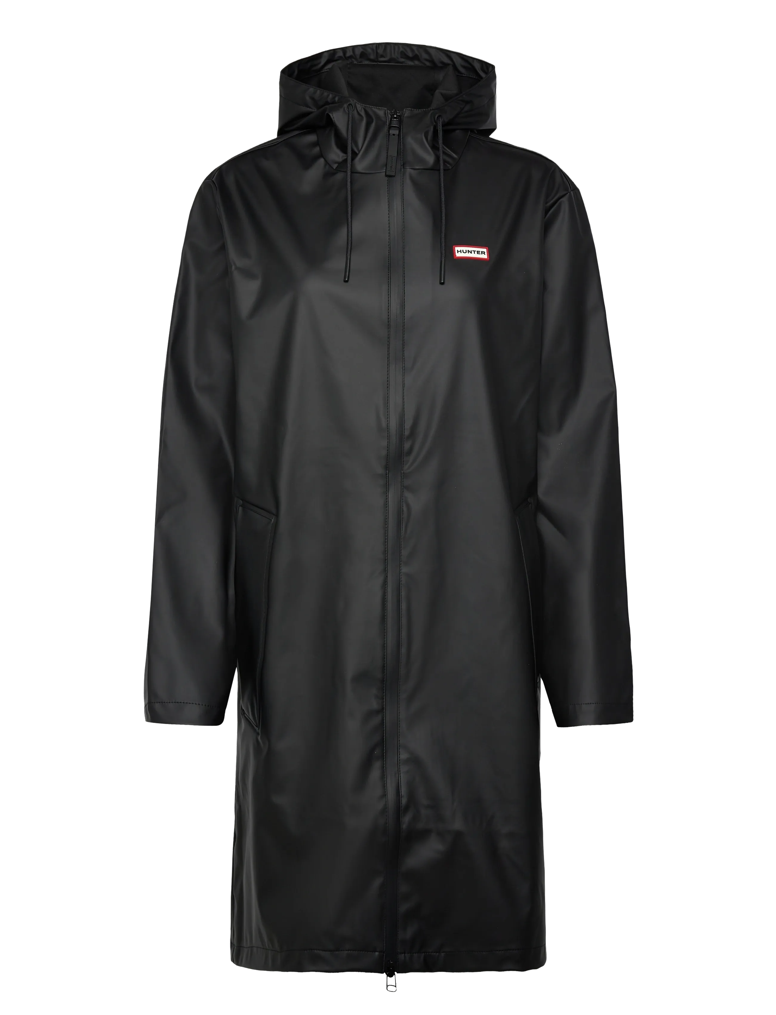 Hunter Andrea PU Rain Coat - Vardagsstil - BLACK / black