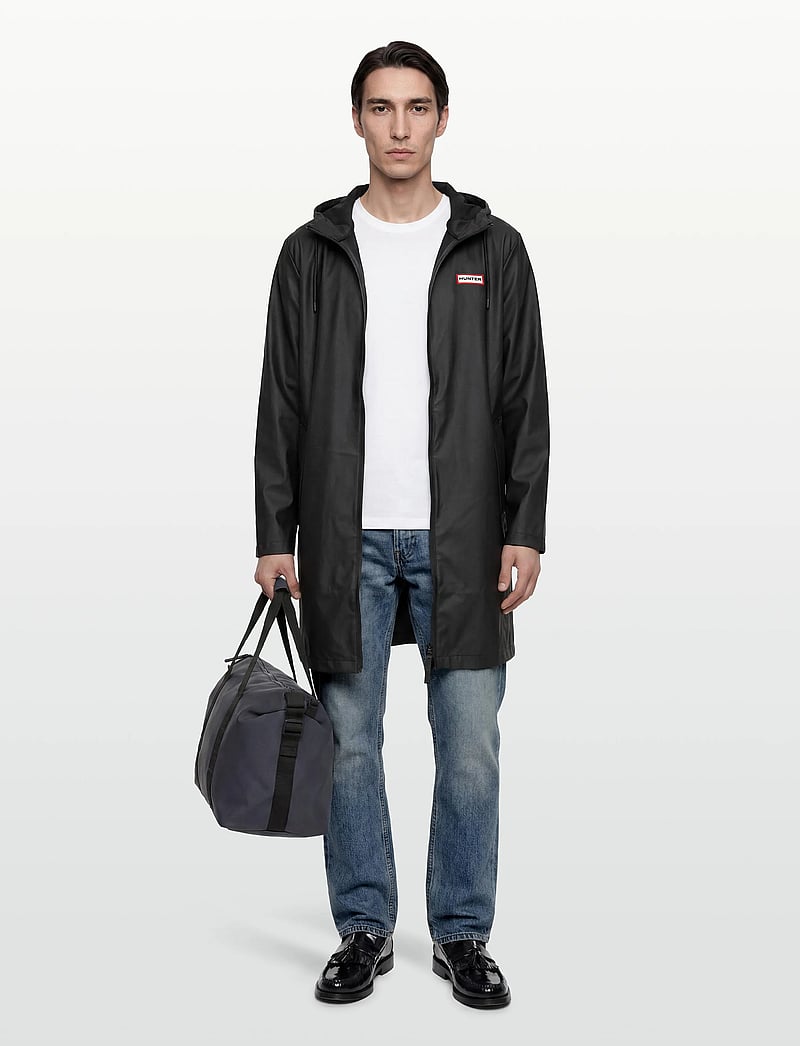 Hunter - ANDREA PU RAINCOAT - regnjakker - black - 0