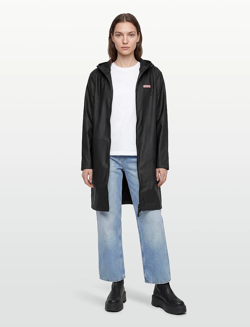 Hunter - ANDREA PU RAINCOAT - regnjakker - black - 4