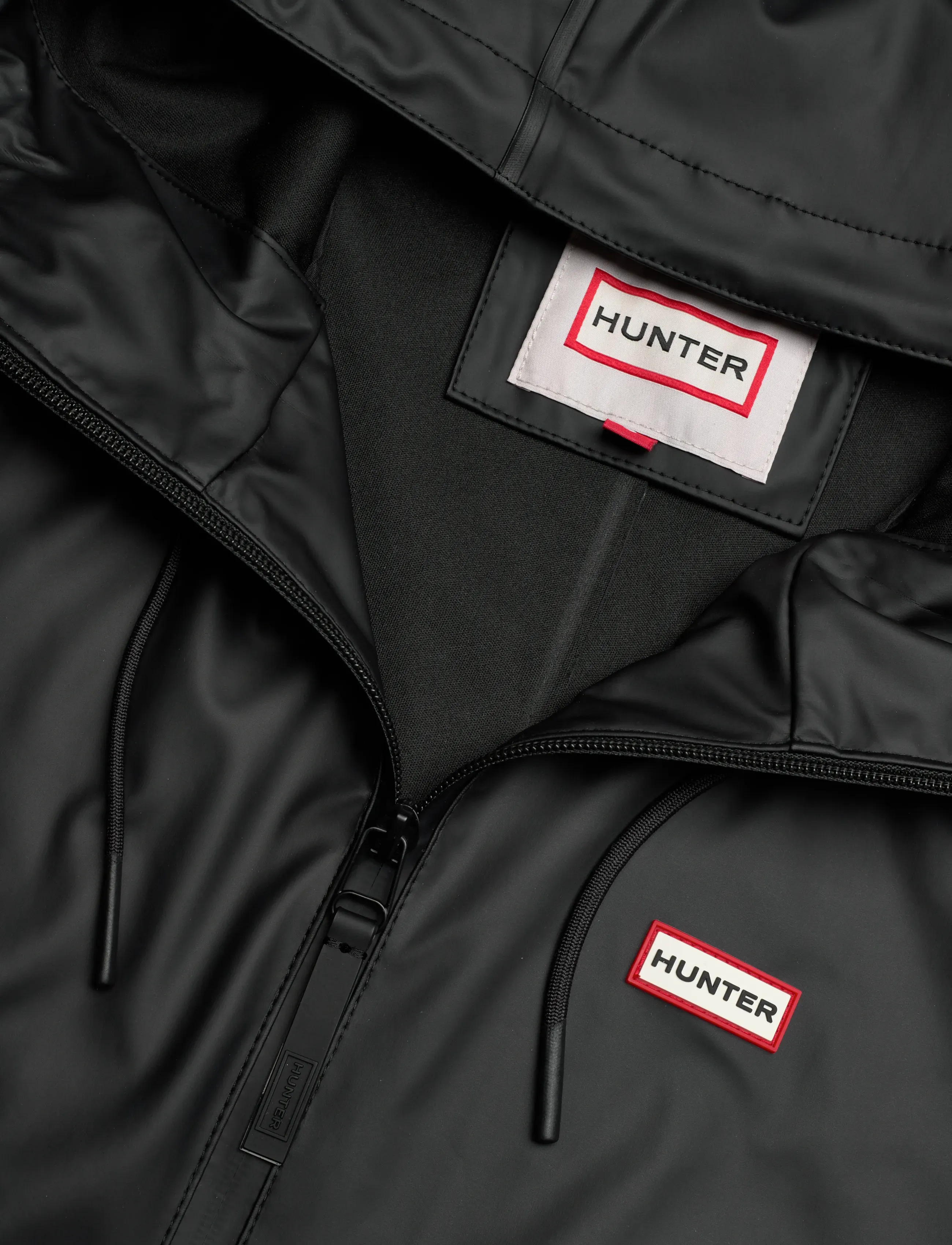 Hunter - ANDREA PU RAINCOAT - rain jackets - black - 5