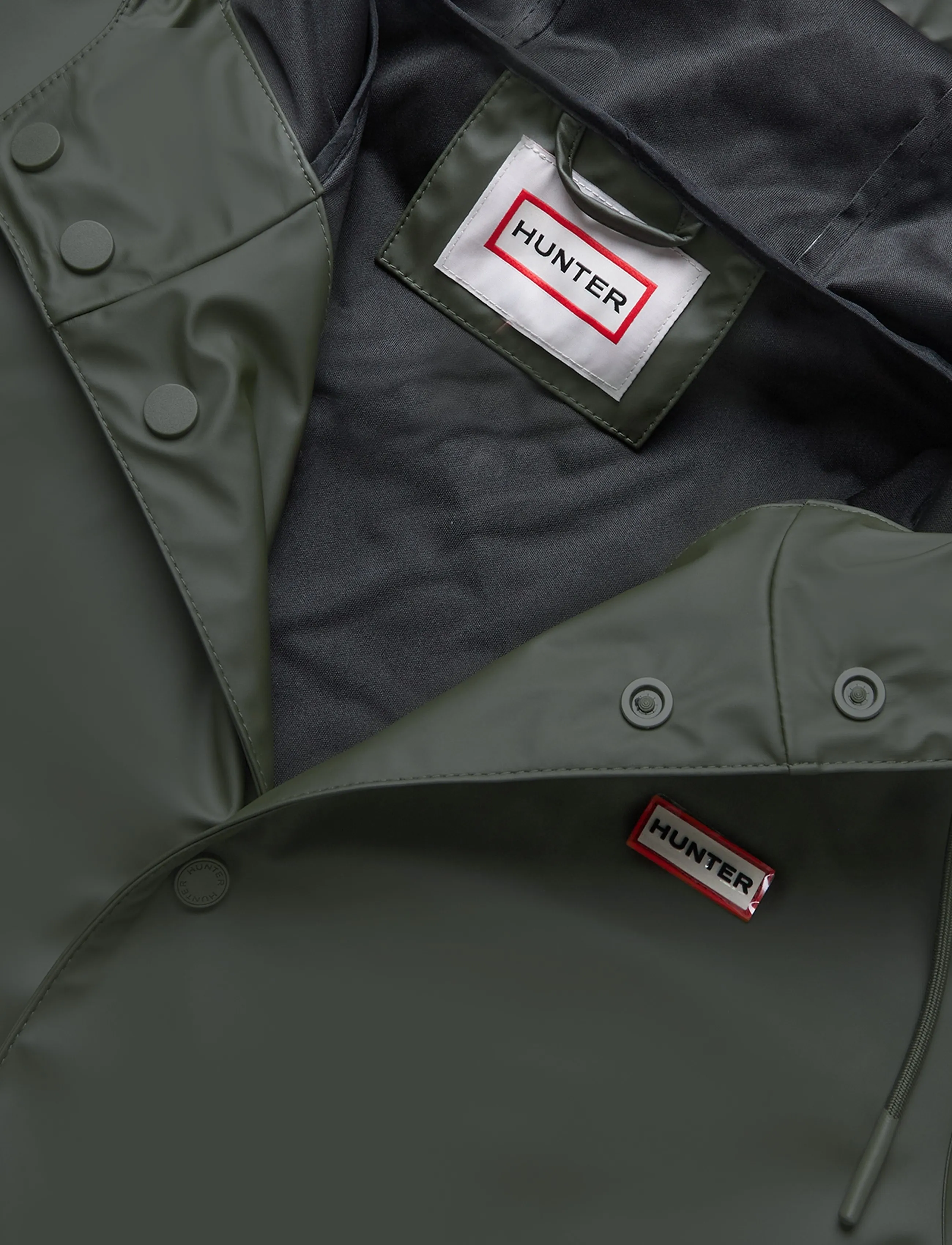 Hunter - JO PU RAINCOAT - parkas - kambaba - 2