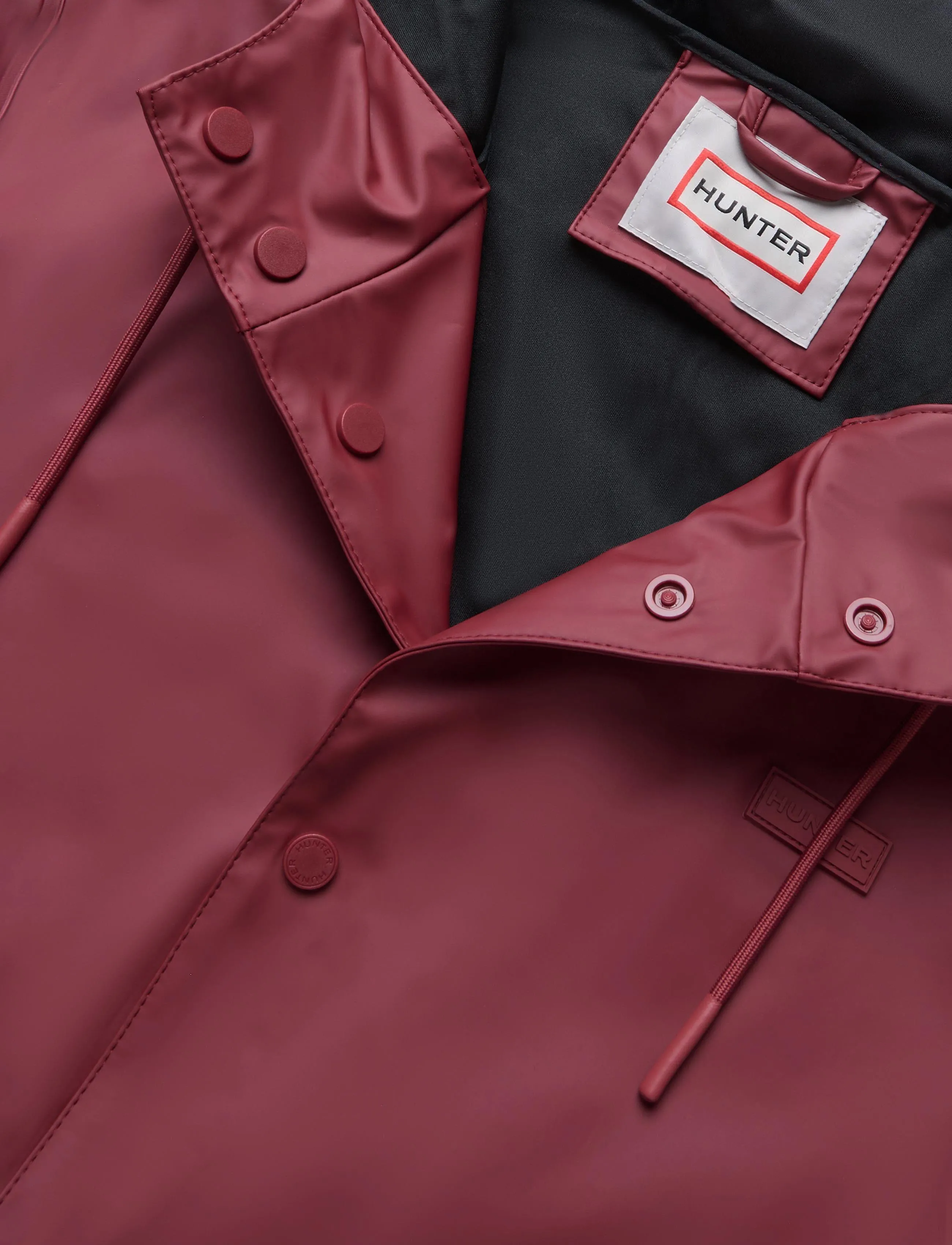 Hunter - JO PU RAINCOAT - parkas - merlot - 2