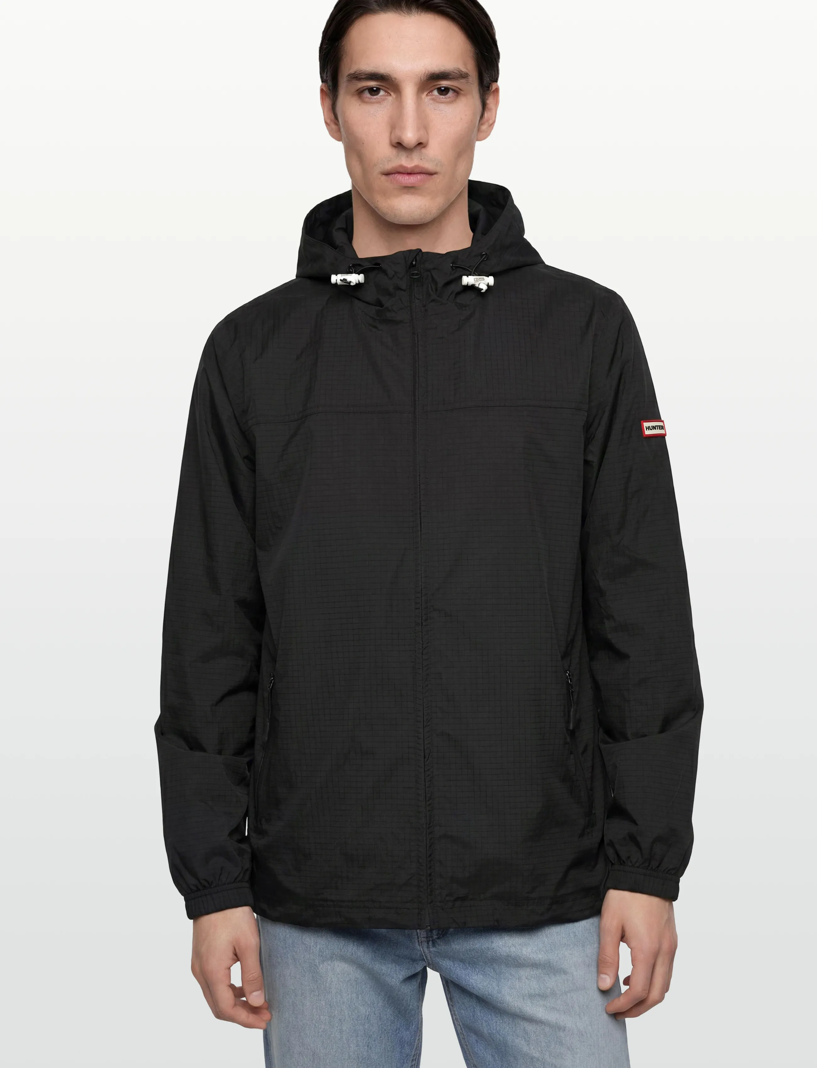 Hunter - HUNTER PACKABLE RAIN JACKET - striukės nuo vėjo - black - 3