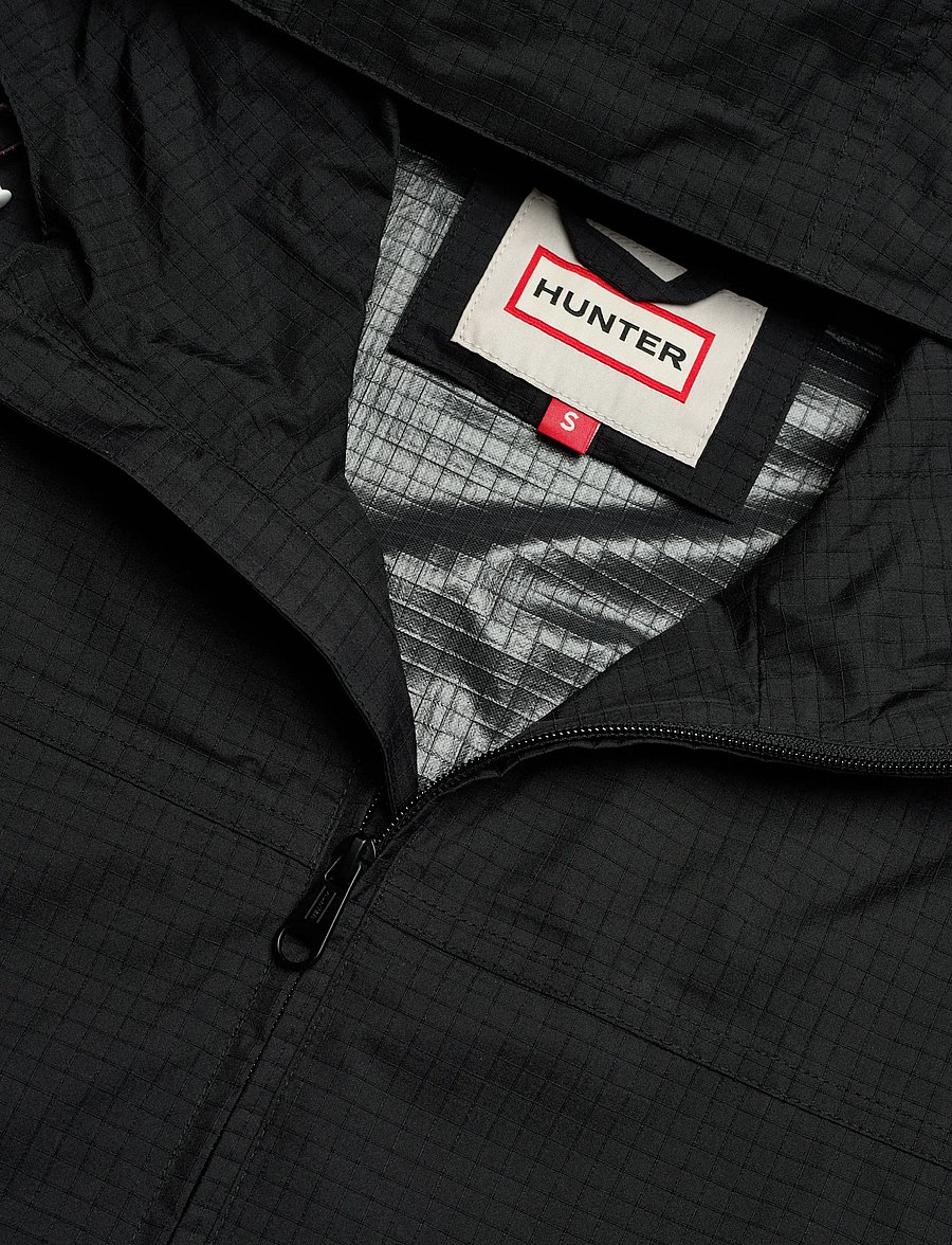 Hunter - HUNTER PACKABLE RAIN JACKET - striukės nuo vėjo - black - 5