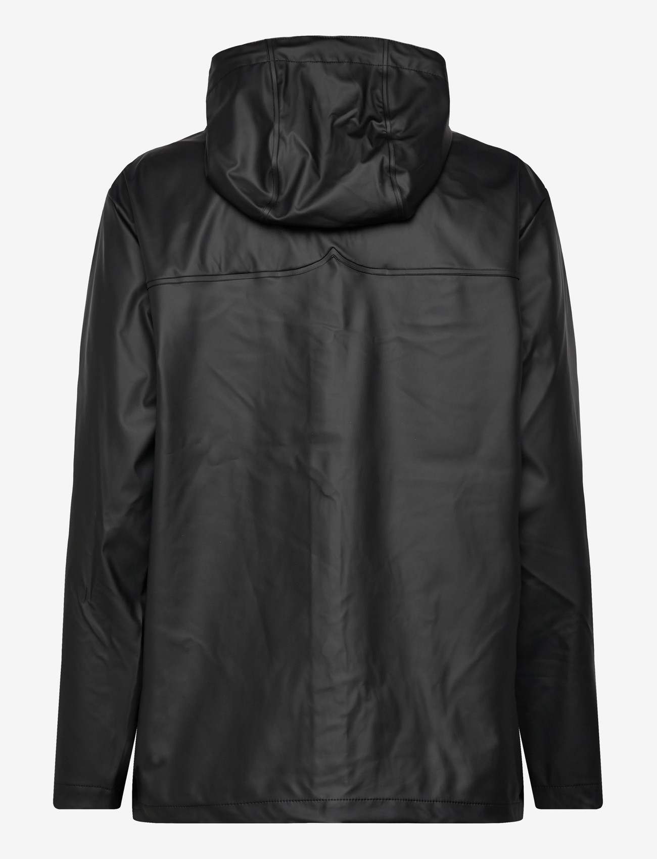 Hunter - IZZY PU HOODED JACKET - regnjakker - black - 1