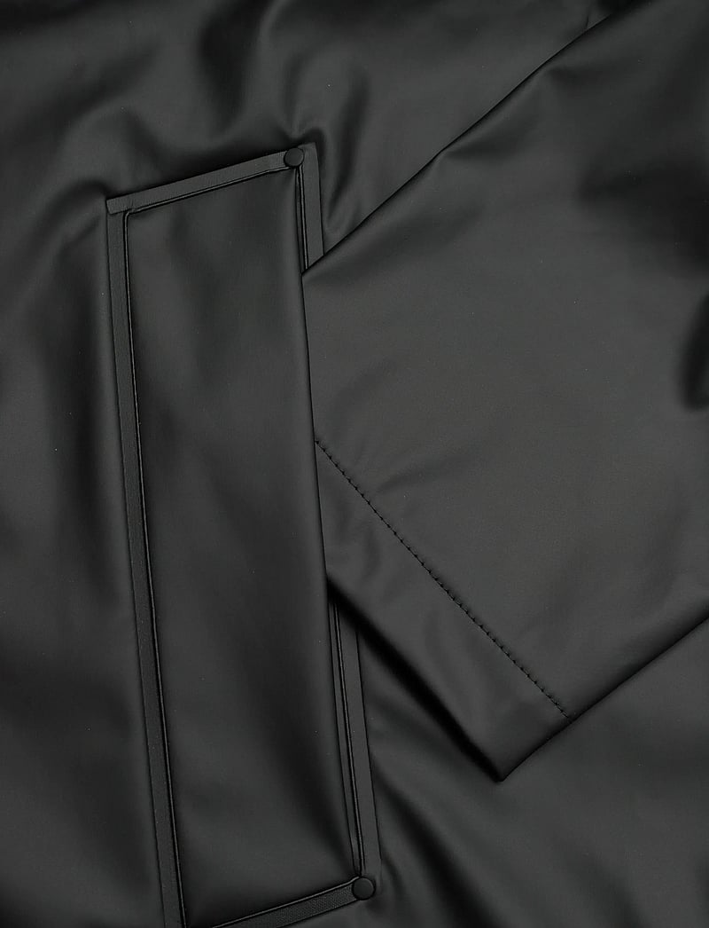 Hunter - IZZY PU HOODED JACKET - regnjakker - black - 3