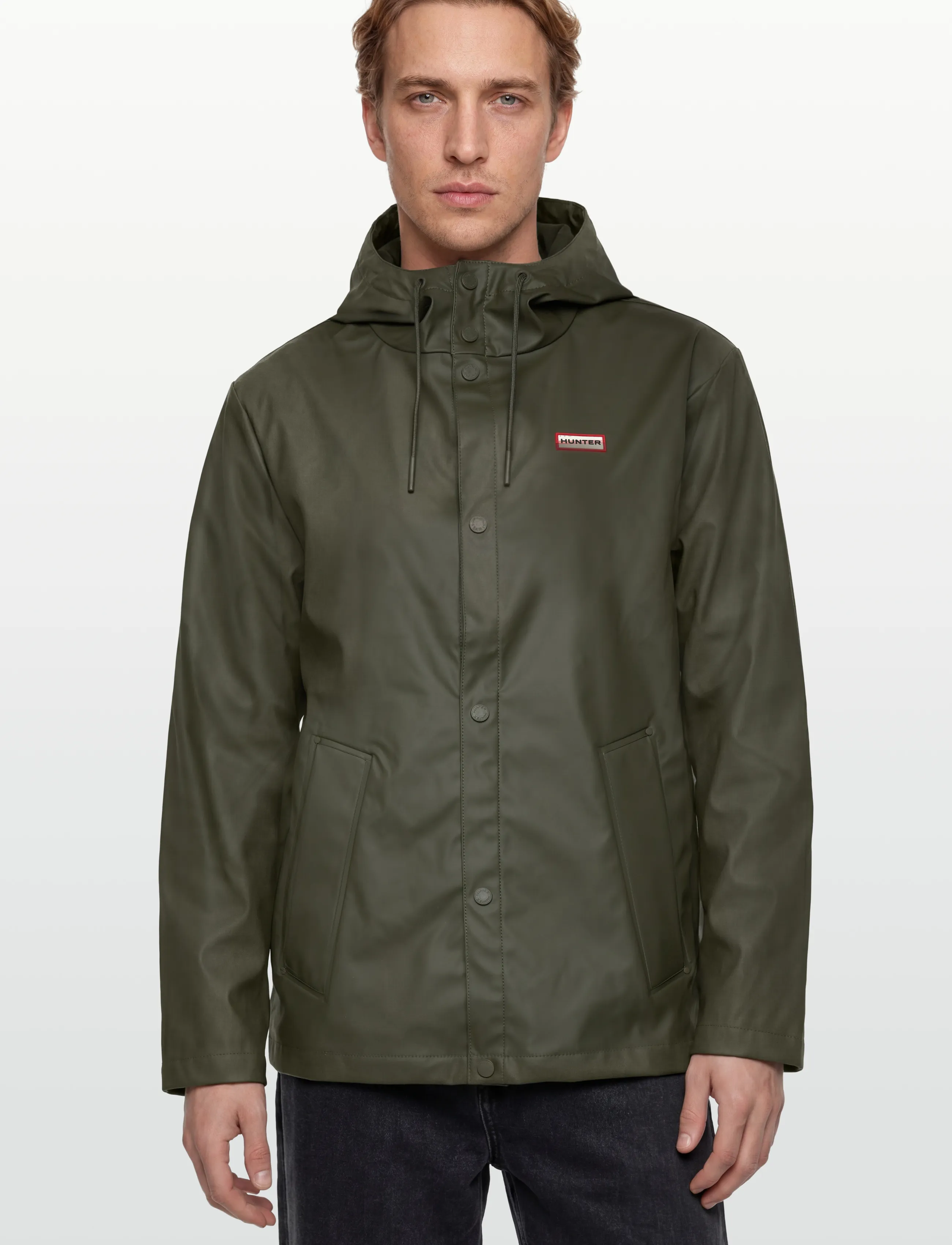 Hunter - IZZY PU HOODED JACKET - jackets - kambaba - 3