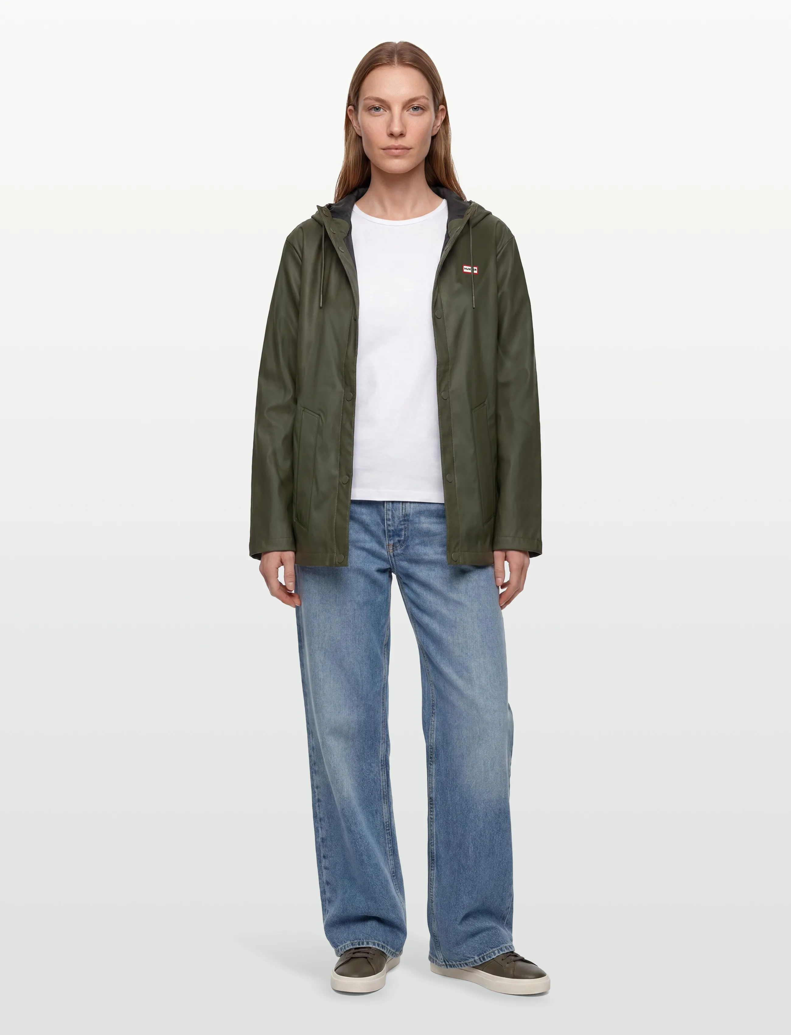 Hunter - IZZY PU HOODED JACKET - jackets - kambaba - 4