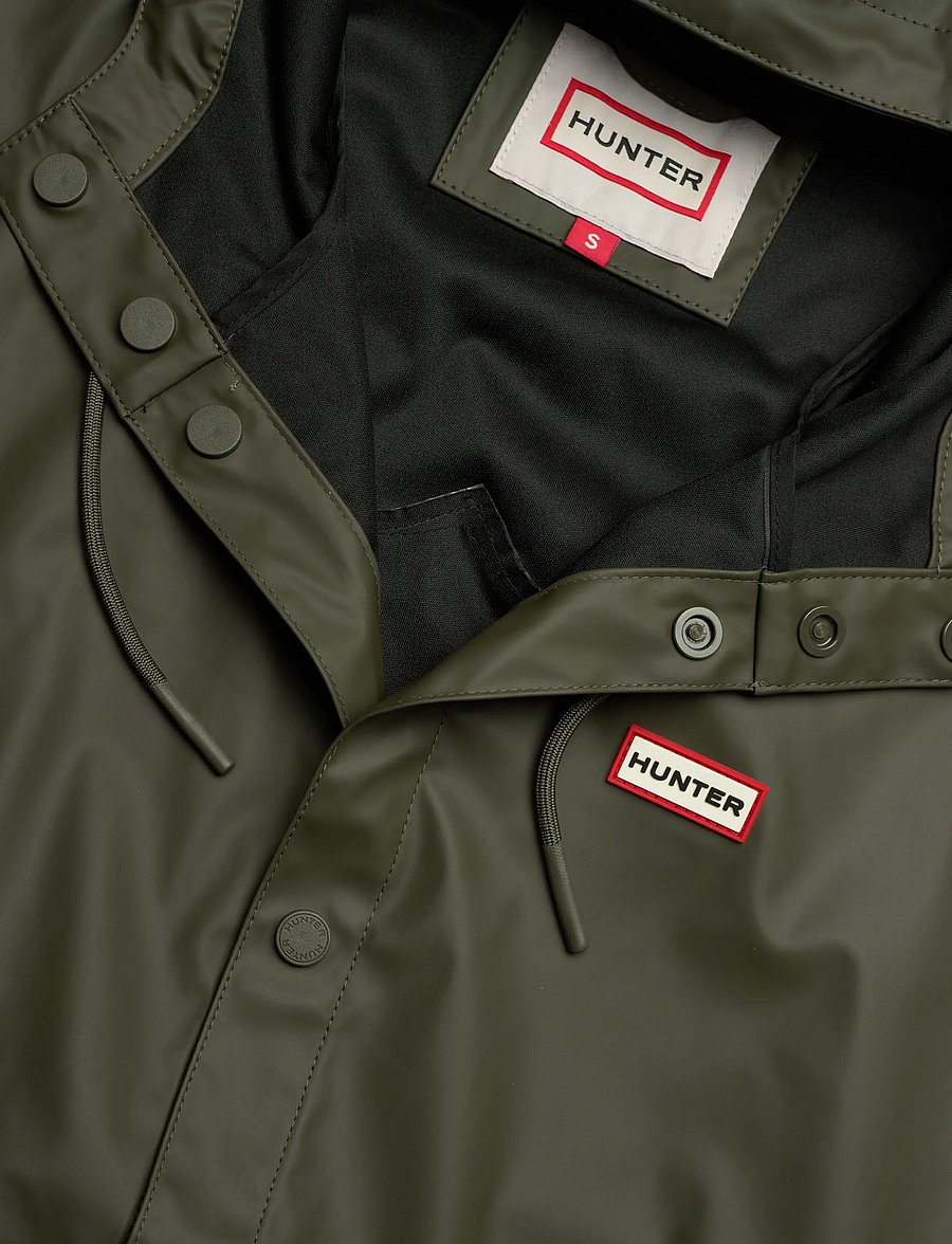 Hunter - IZZY PU HOODED JACKET - regenmäntel - kambaba - 5