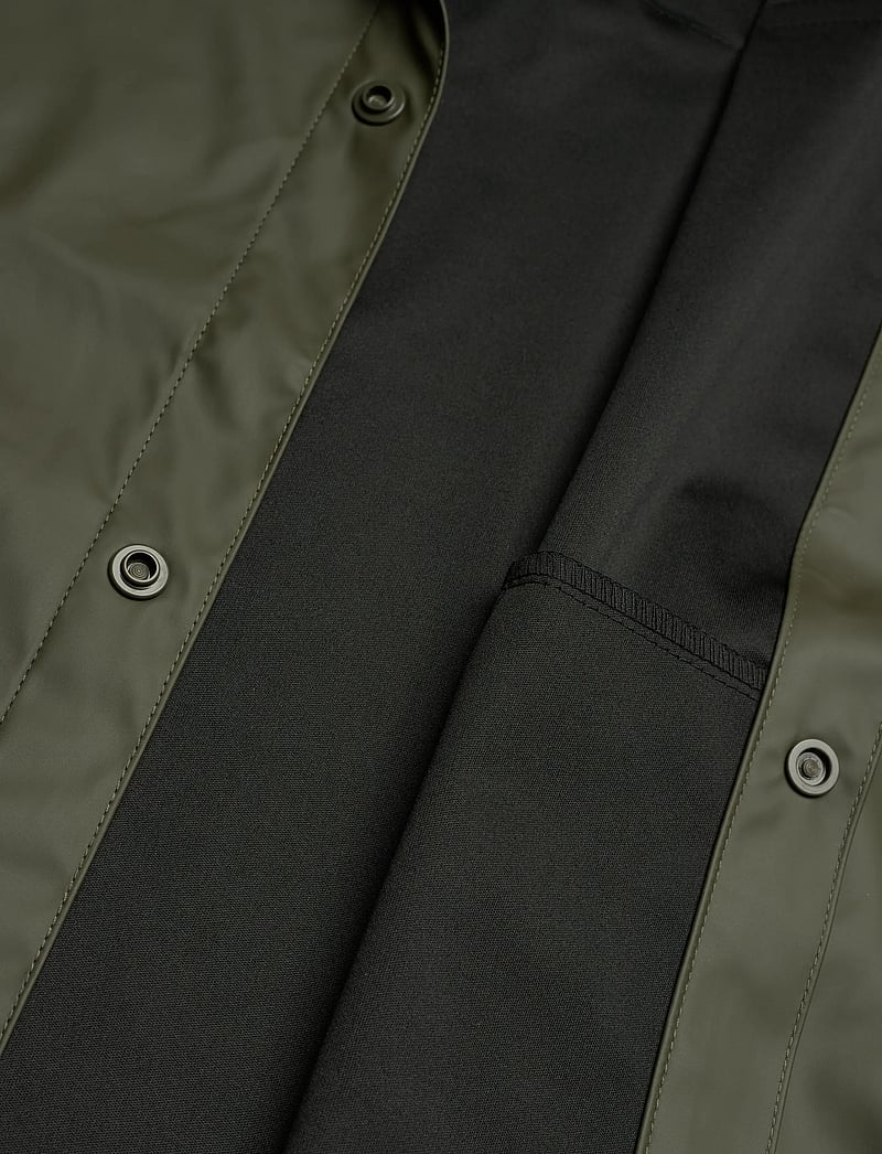 Hunter - IZZY PU HOODED JACKET - regnjakker - kambaba - 4
