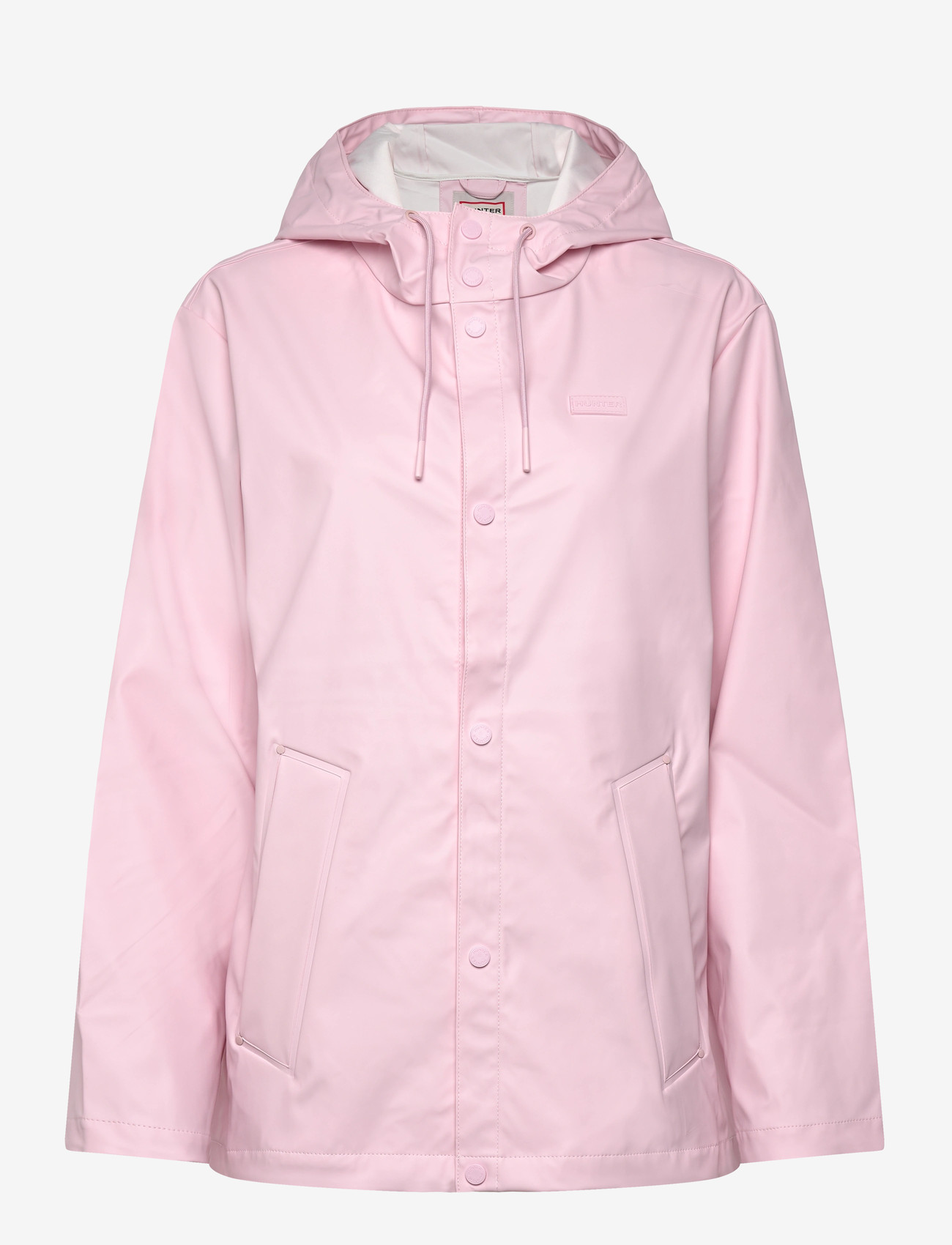 Hunter - IZZY PU HOODED JACKET - regnjakker - parfait pink - 0