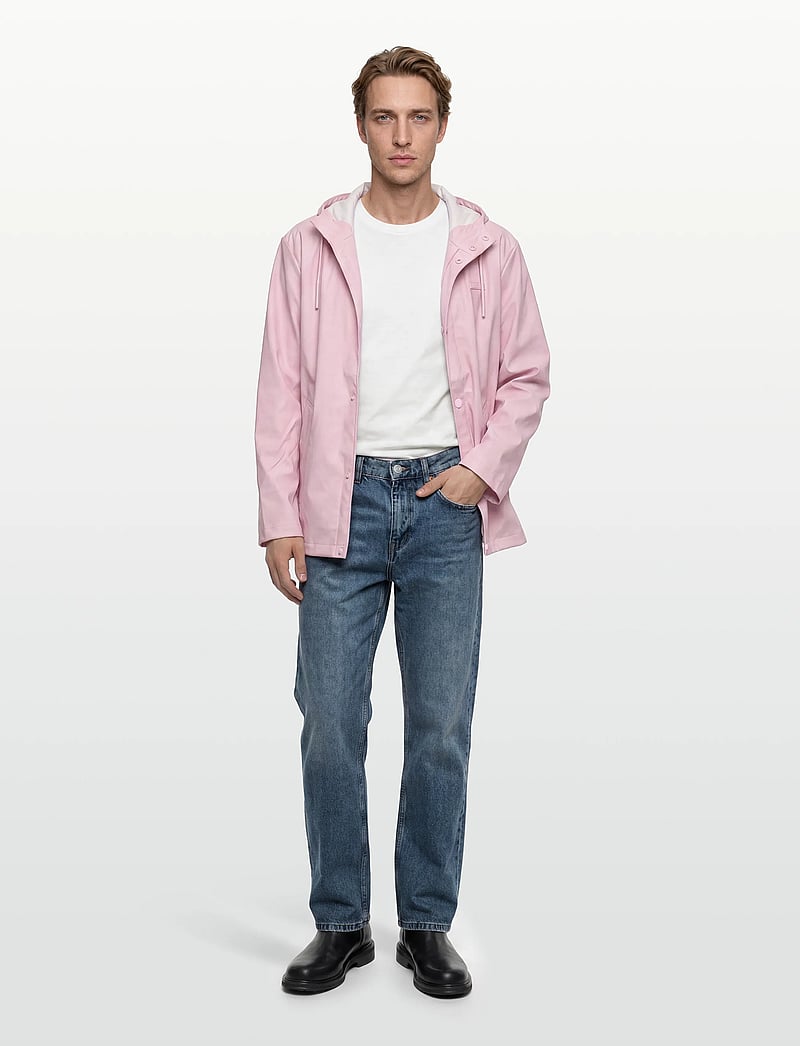 Hunter - IZZY PU HOODED JACKET - regnjackor - parfait pink - 0
