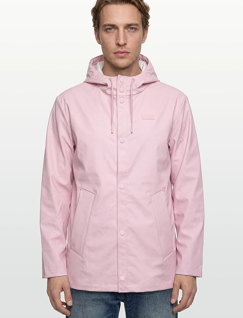 Hunter - IZZY PU HOODED JACKET - regnjackor - parfait pink - 3