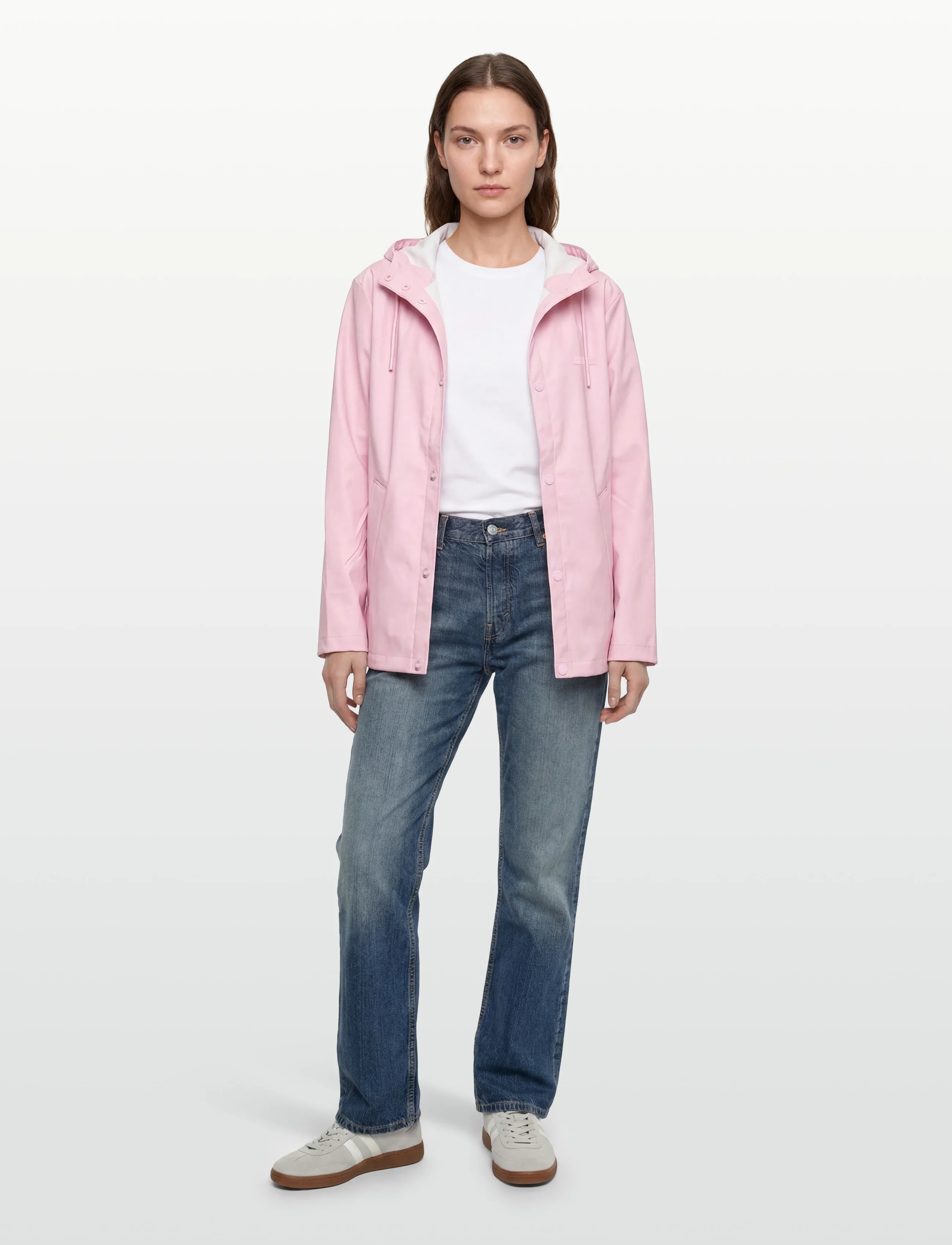 Hunter - IZZY PU HOODED JACKET - regnjackor - parfait pink - 4