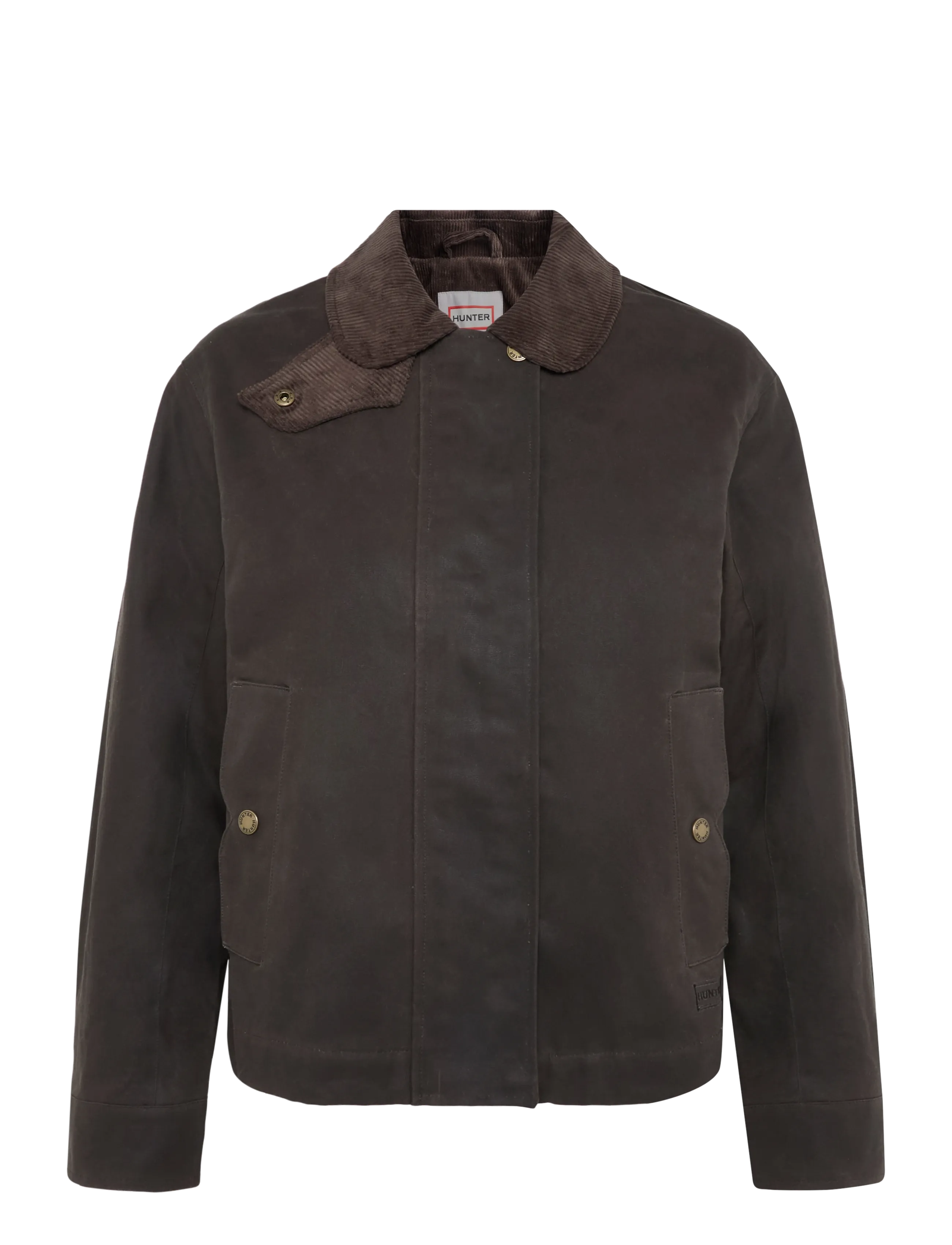 Hunter LEITH WAXED JACKET - Utility-jakid - CHOCOLATE BROWN / brown