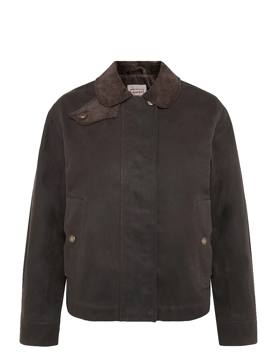 Hunter - LEITH WAXED JACKET - chocolate brown - 0