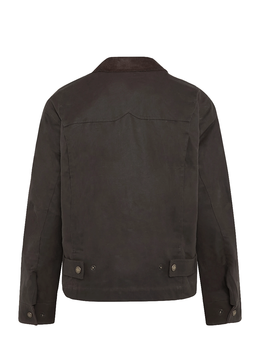 Hunter - LEITH WAXED JACKET - chocolate brown - 1